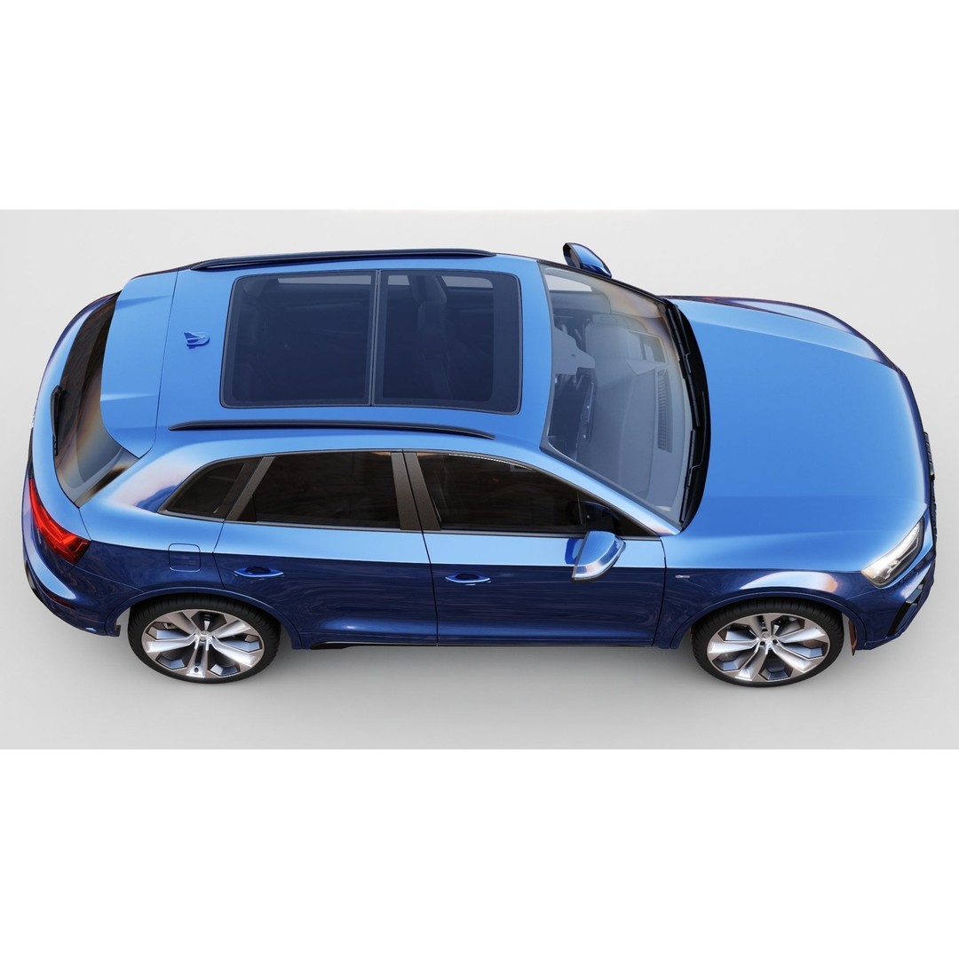 Audi Q5 2021 3D Model – High Poly SUV with Open Doors, FBX, Blender - View 9