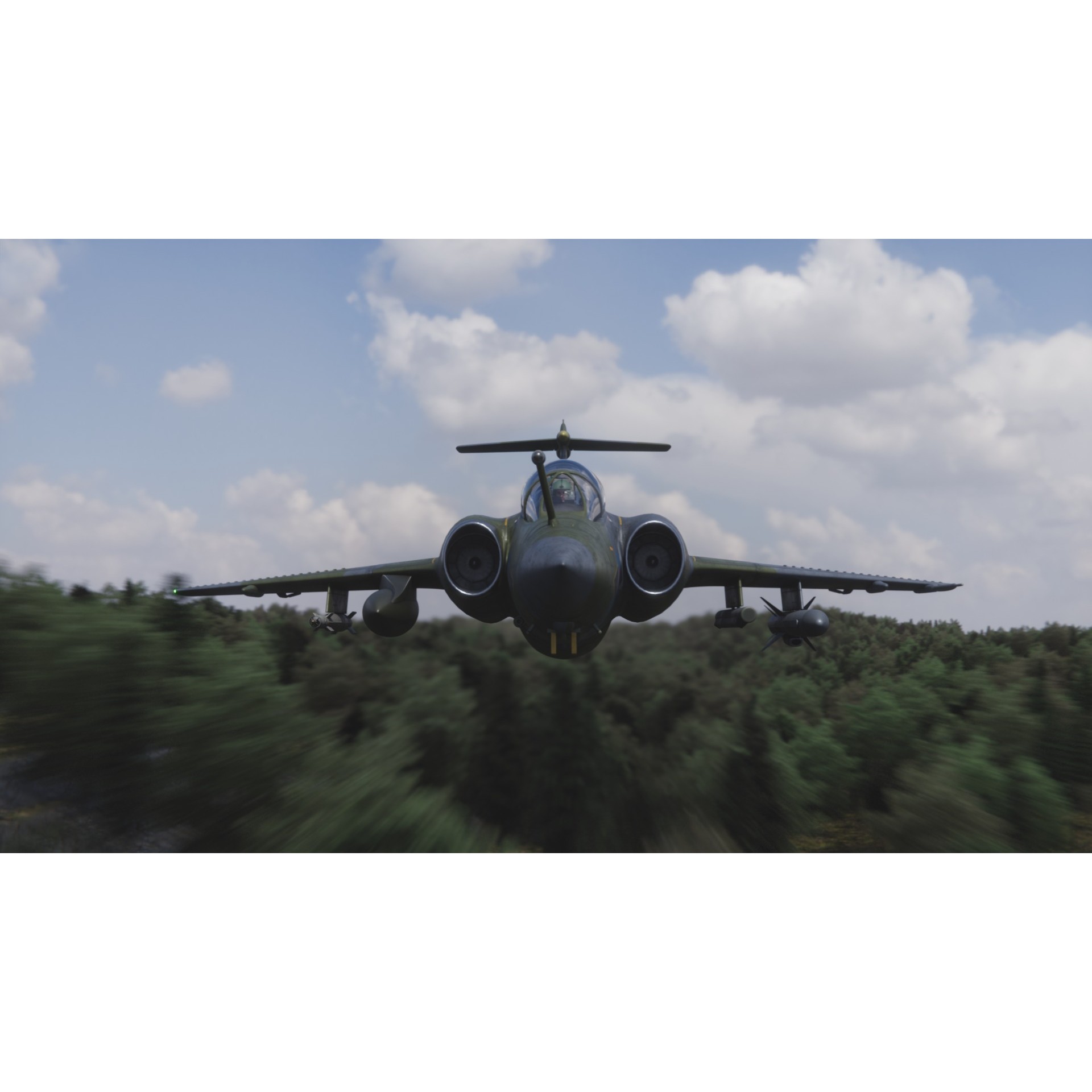 Blackburn Buccaneer S2 - Rigged PBR Game-Ready 3D Model - View 10