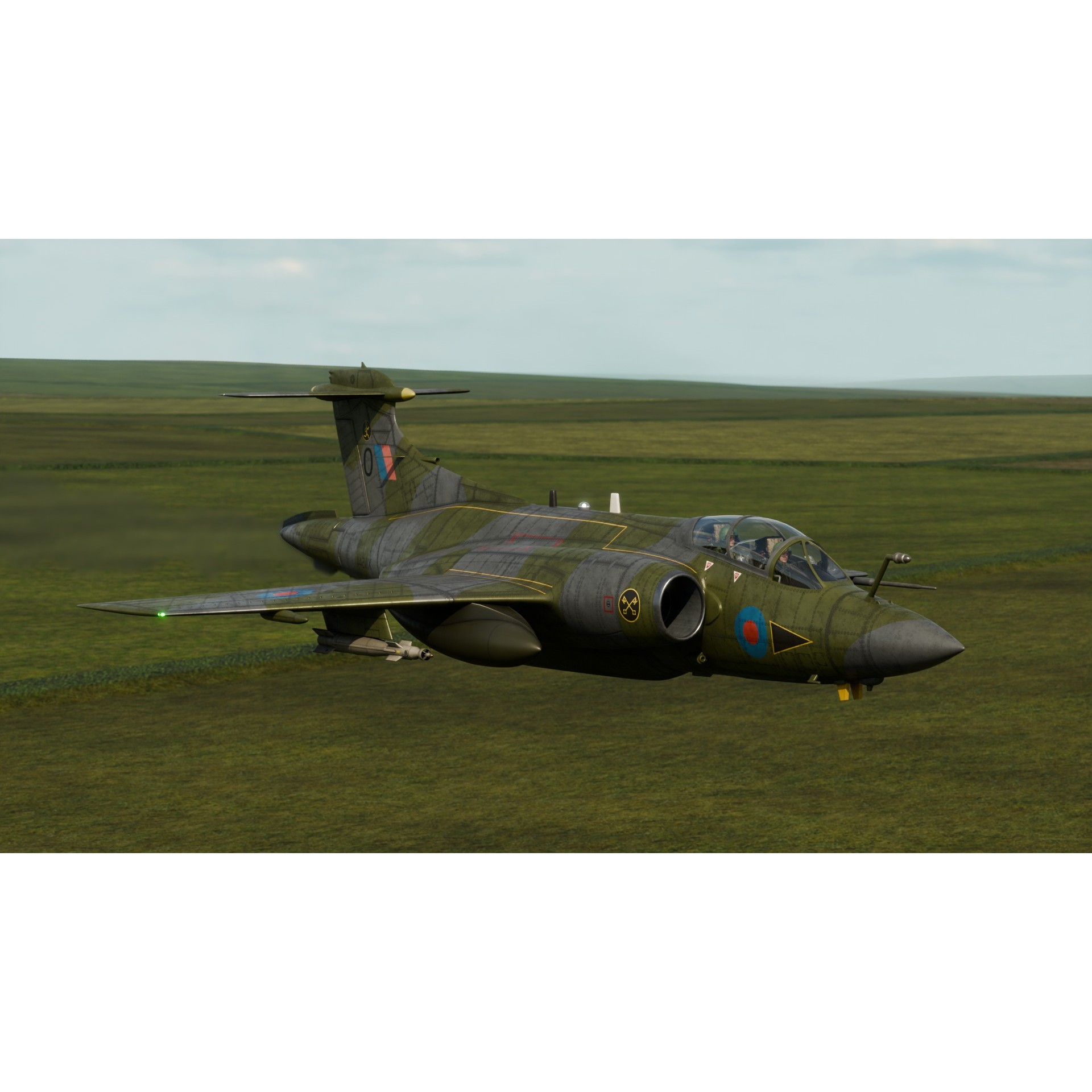 Blackburn Buccaneer S2 - Rigged PBR Game-Ready 3D Model - View 13