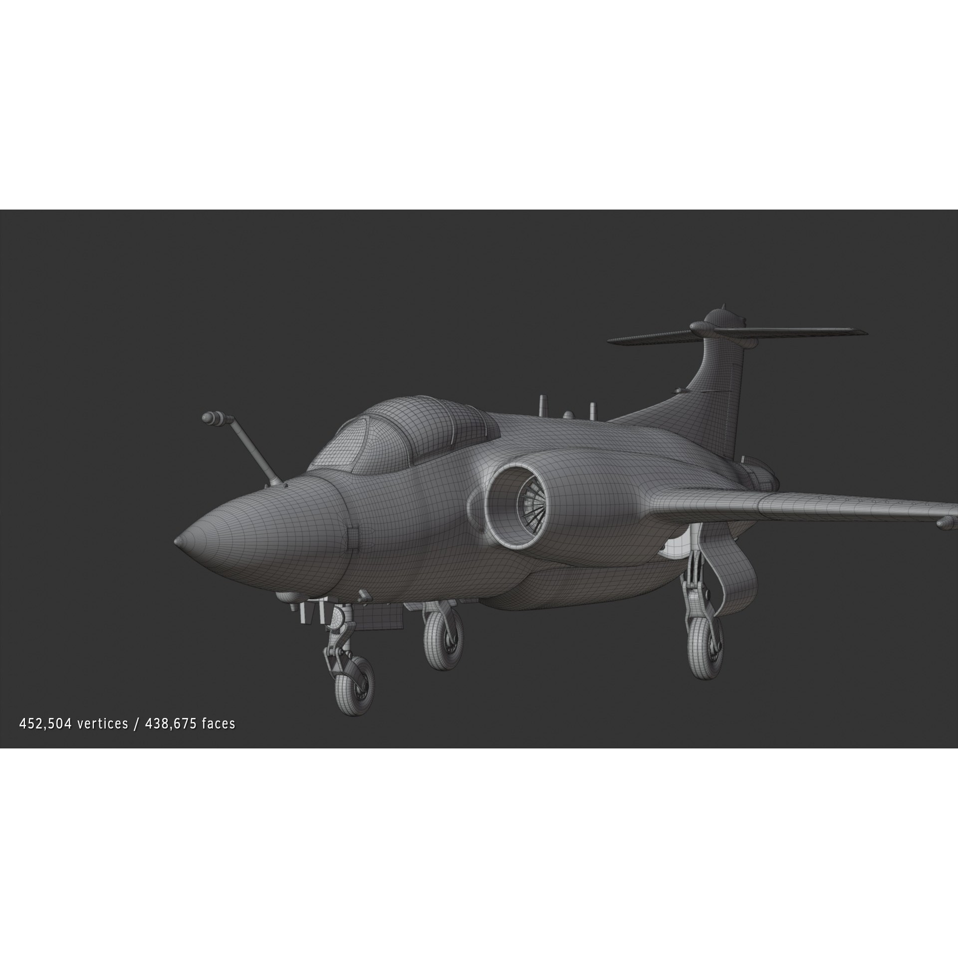 Blackburn Buccaneer S2 - Rigged PBR Game-Ready 3D Model - View 14