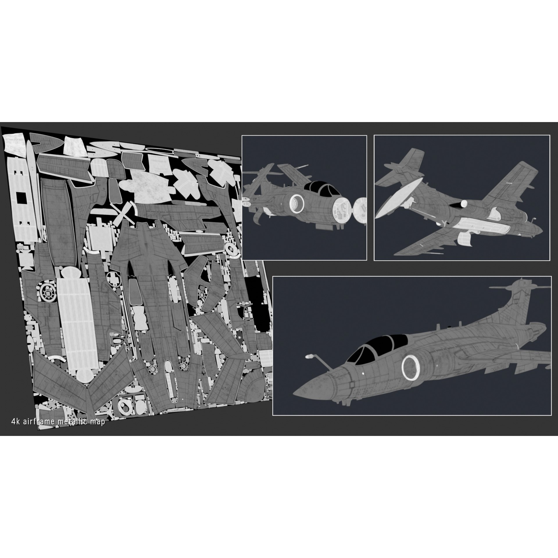 Blackburn Buccaneer S2 - Rigged PBR Game-Ready 3D Model - View 28