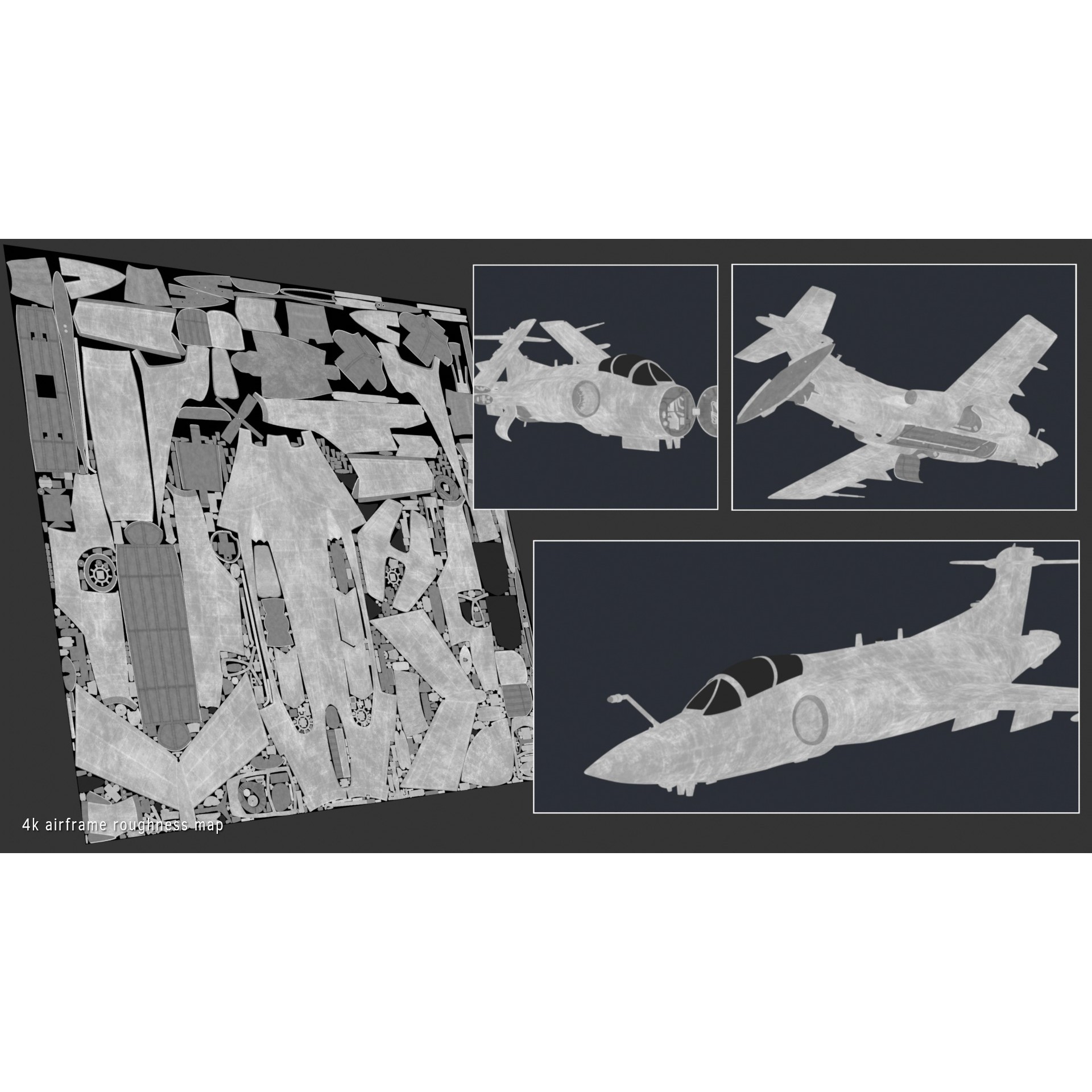 Blackburn Buccaneer S2 - Rigged PBR Game-Ready 3D Model - View 29