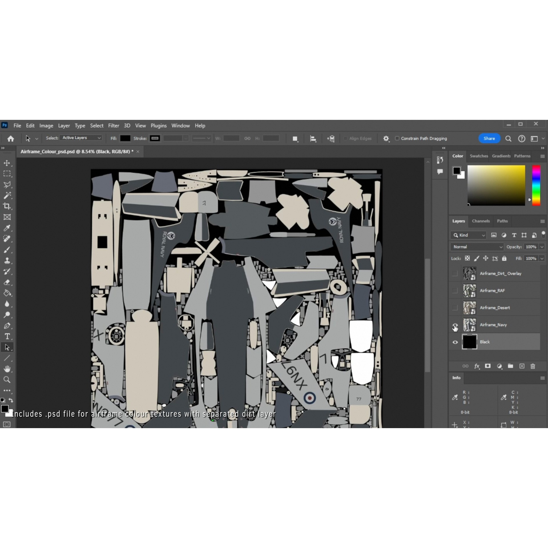 Blackburn Buccaneer S2 - Rigged PBR Game-Ready 3D Model - View 54