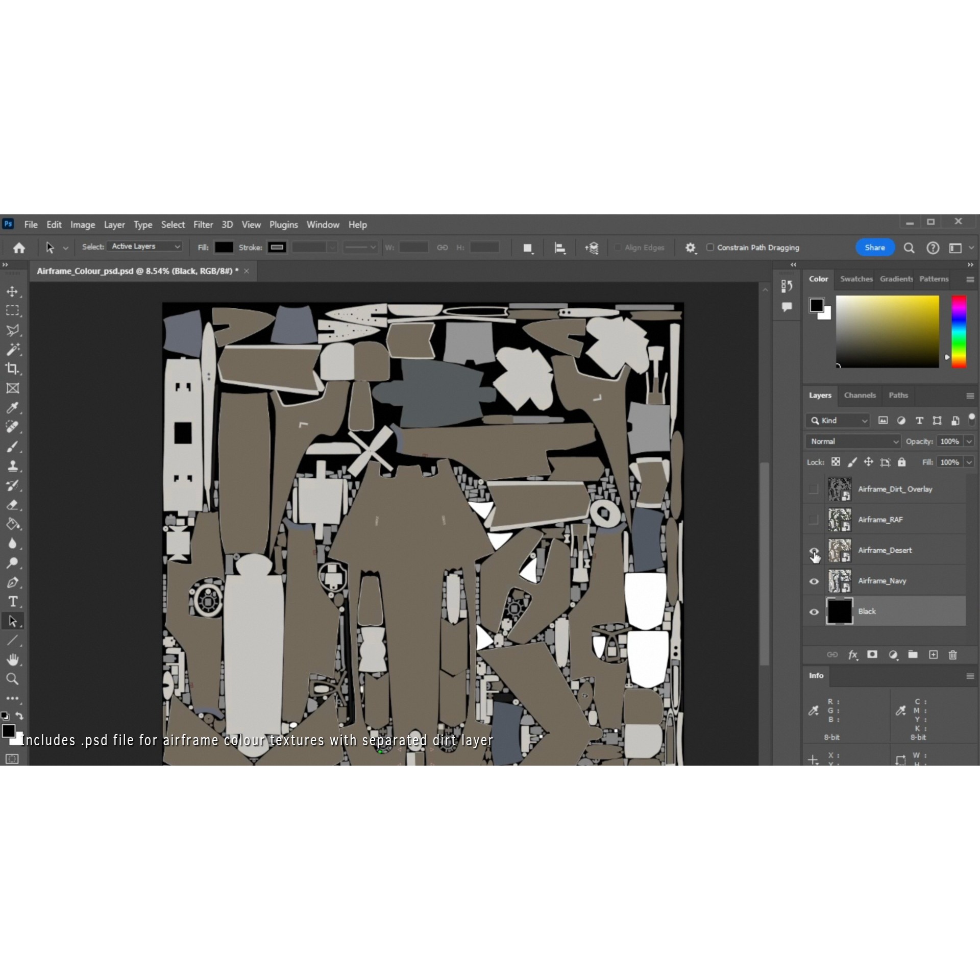 Blackburn Buccaneer S2 - Rigged PBR Game-Ready 3D Model - View 55