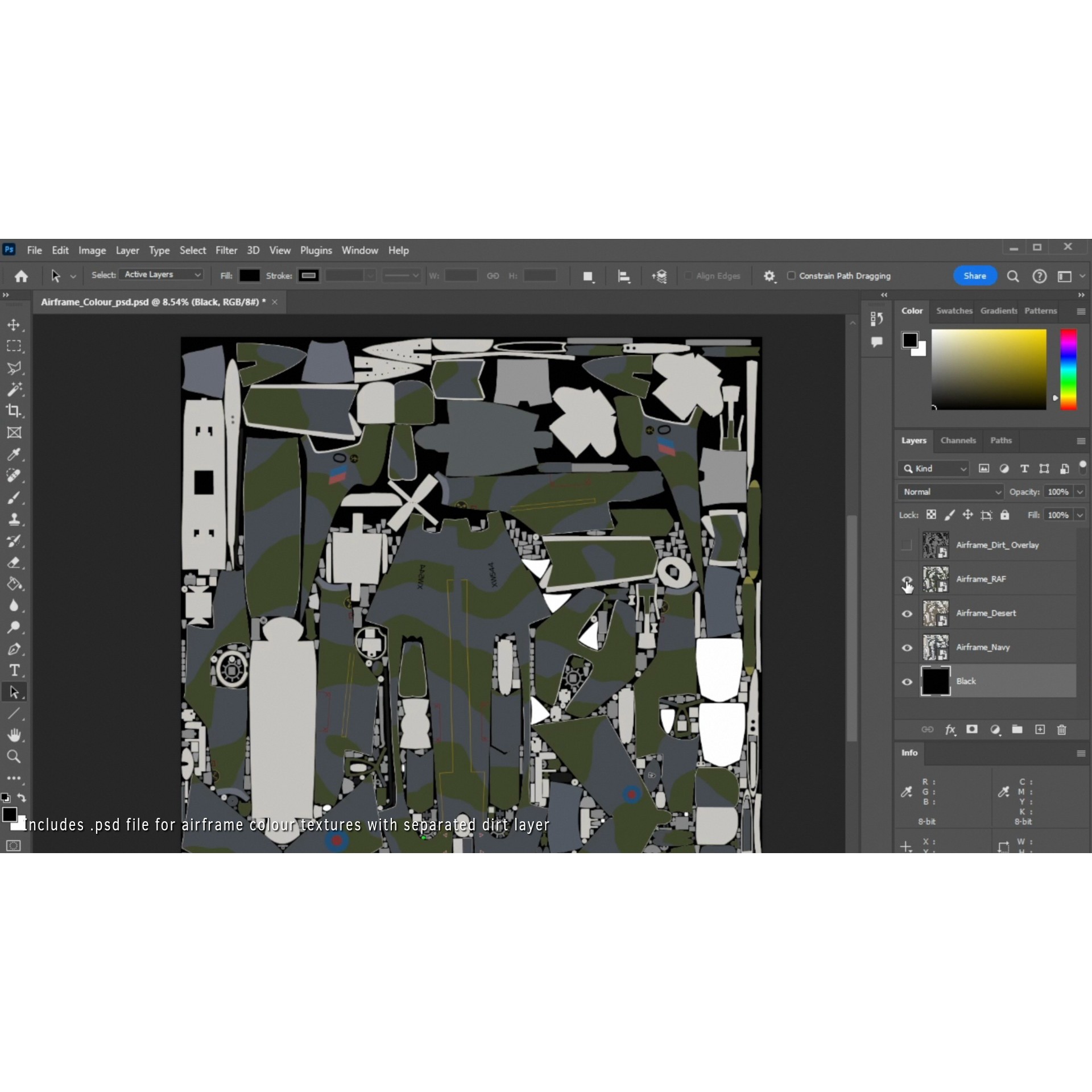 Blackburn Buccaneer S2 - Rigged PBR Game-Ready 3D Model - View 56