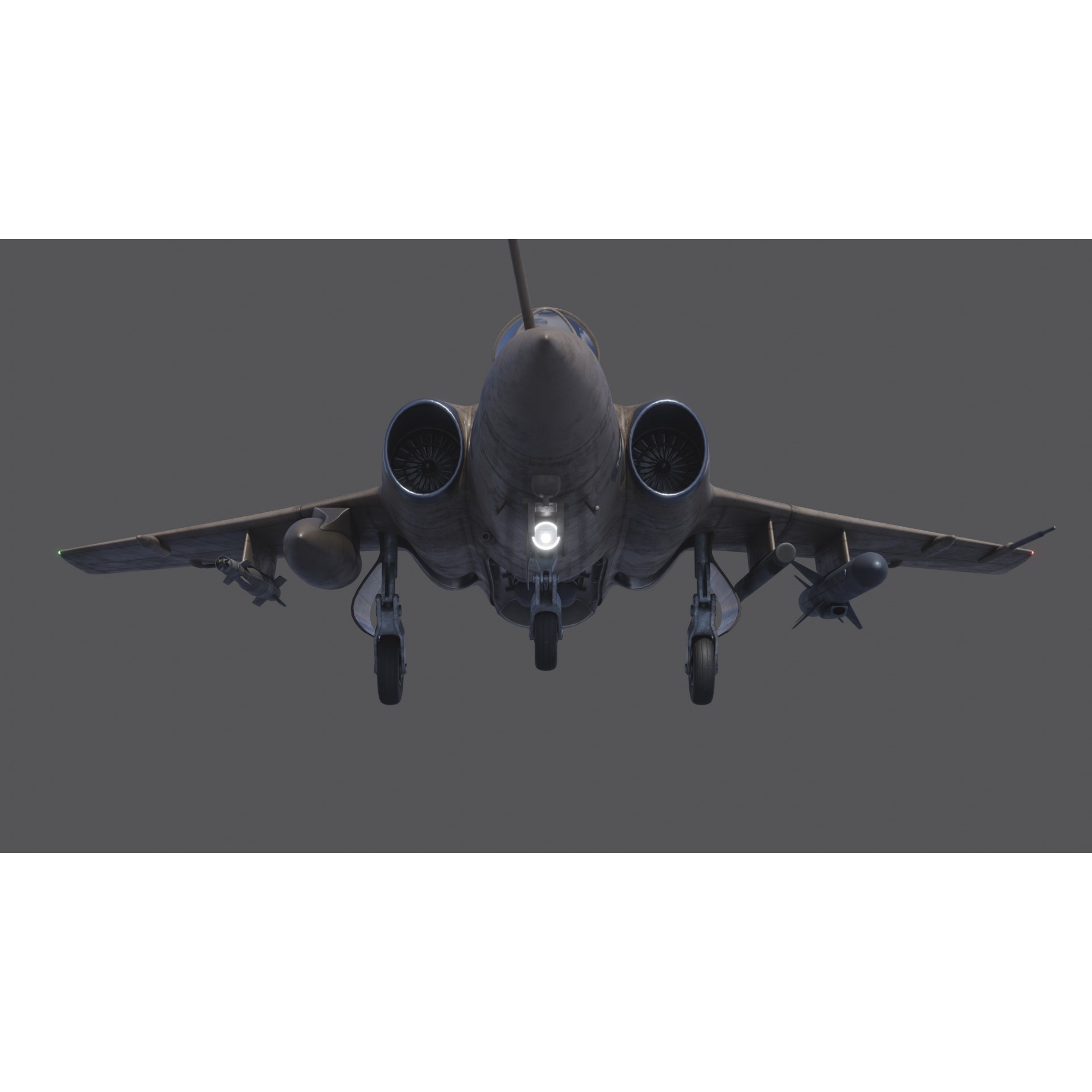 Blackburn Buccaneer S2 - Rigged PBR Game-Ready 3D Model - View 9