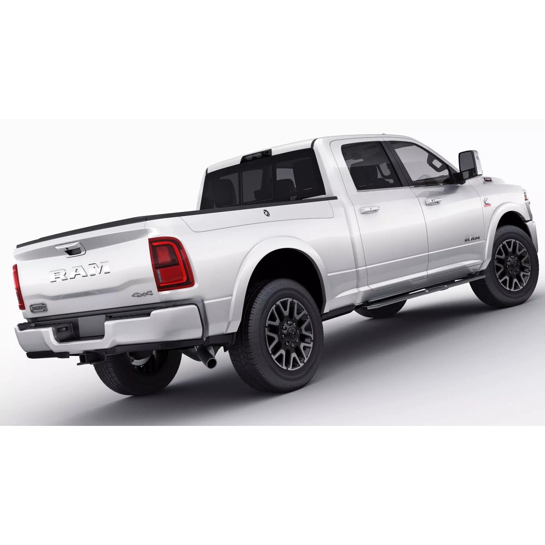Ram 2500 HD Limited Longhorn 2025 3D Model – High Poly Realistic Truck, FBX, OBJ, Blender - View 14