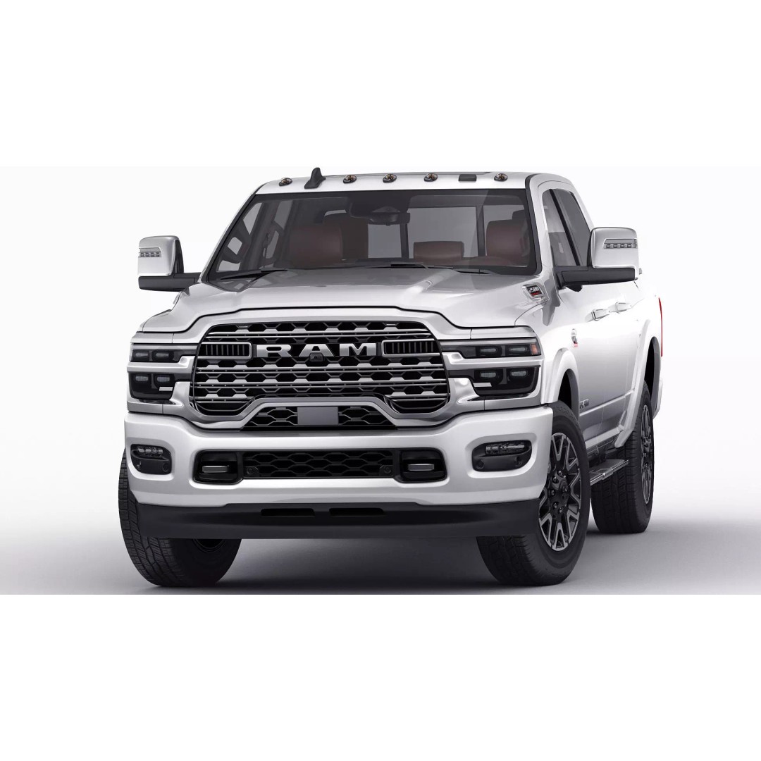 Ram 2500 HD Limited Longhorn 2025 3D Model – High Poly Realistic Truck, FBX, OBJ, Blender - View 18