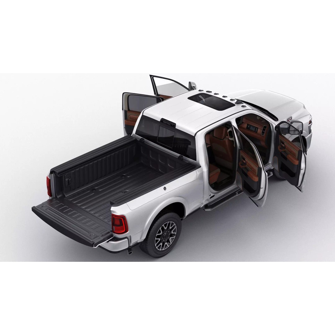 Ram 2500 HD Limited Longhorn 2025 3D Model – High Poly Realistic Truck, FBX, OBJ, Blender - View 22