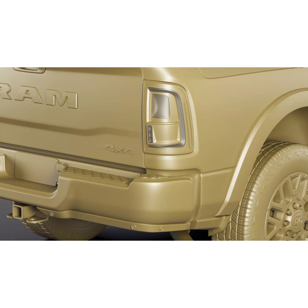 Ram 2500 HD Limited Longhorn 2025 3D Model – High Poly Realistic Truck, FBX, OBJ, Blender - View 35