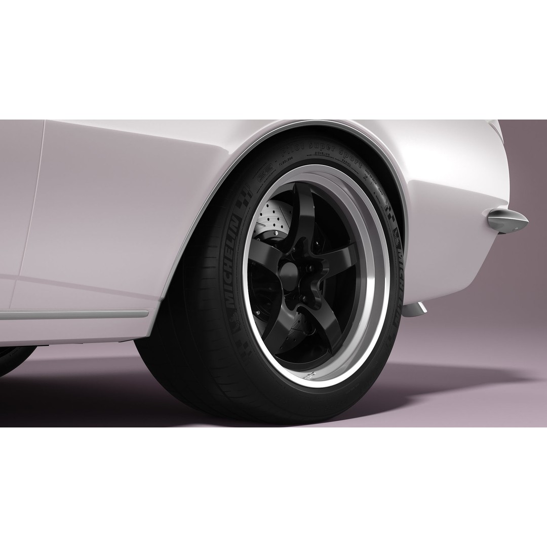 Chevrolet Camaro 1967 3D Model – Pro Touring High Poly Asset, FBX, Blender - View 14