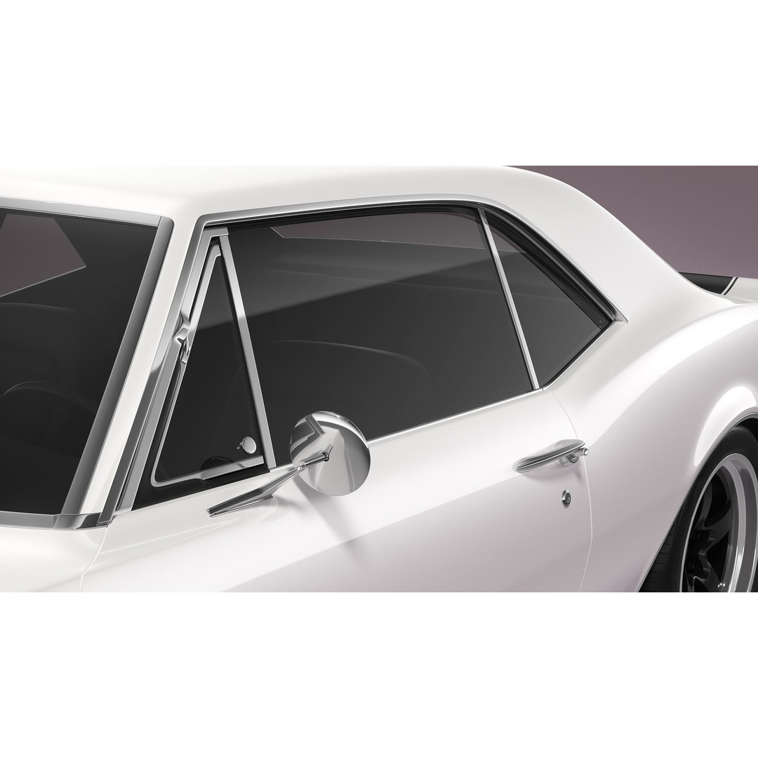 Chevrolet Camaro 1967 3D Model – Pro Touring High Poly Asset, FBX, Blender - View 15