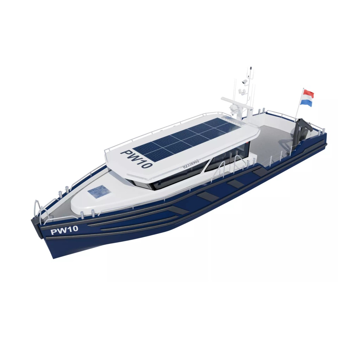 PW10 3D Model – Detailed Watercraft for Visualization, PBR, FBX, OBJ - View 2