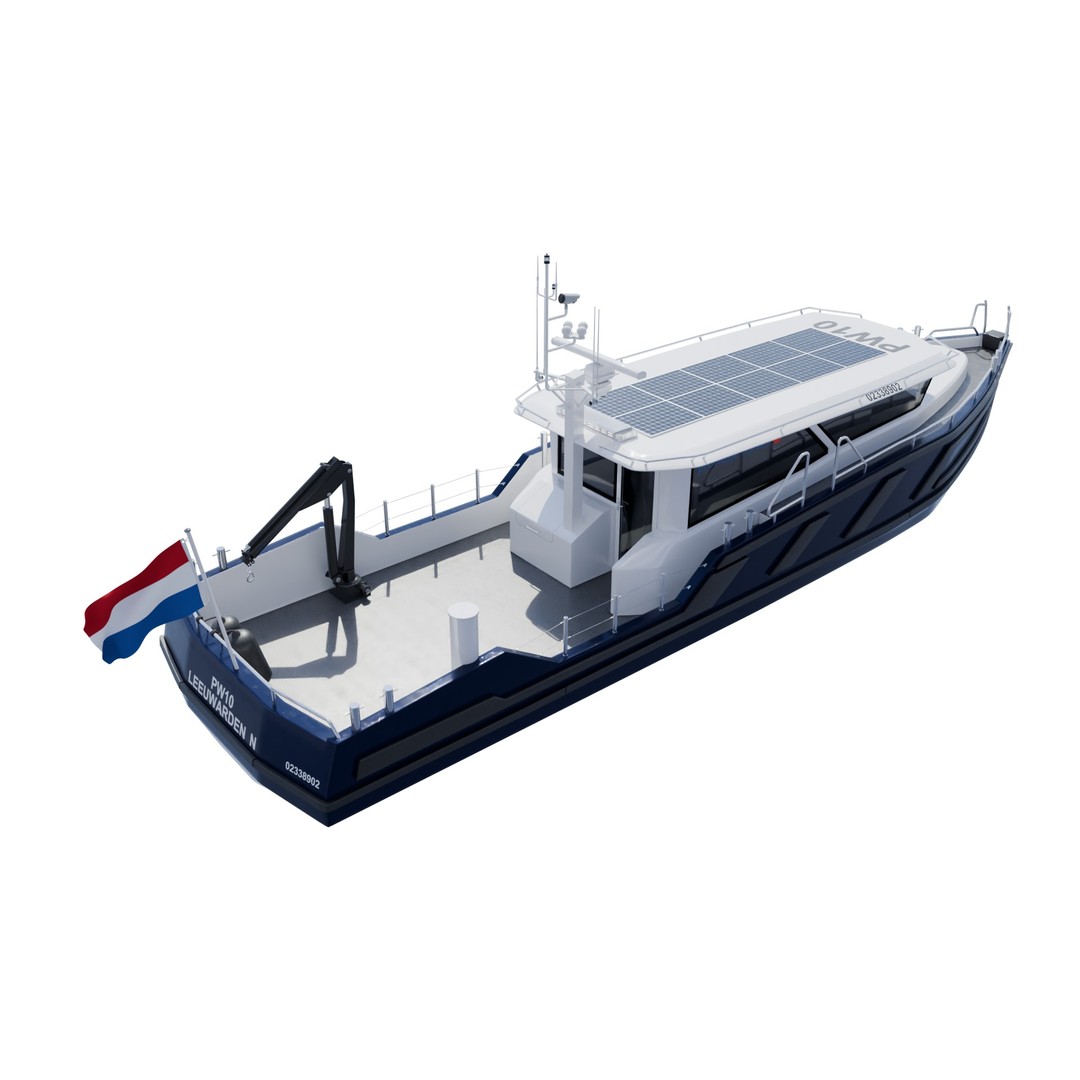 PW10 3D Model – Detailed Watercraft for Visualization, PBR, FBX, OBJ - View 4