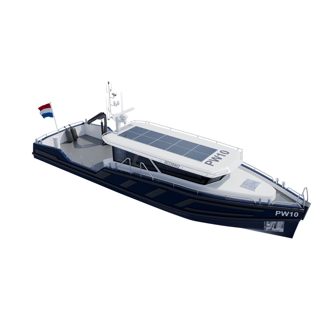PW10 3D Model – Detailed Watercraft for Visualization, PBR, FBX, OBJ - View 5