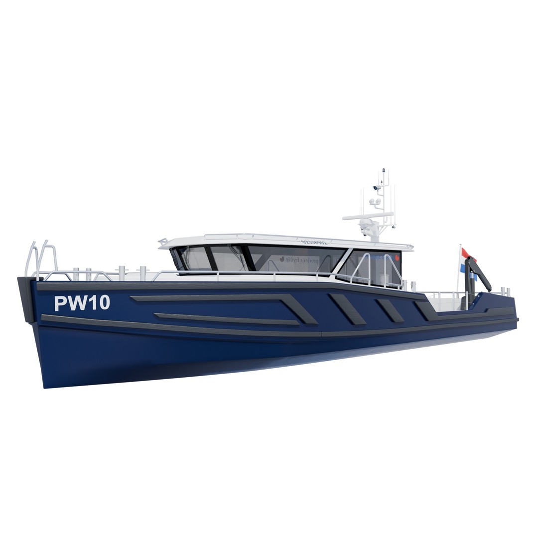 PW10 3D Model – Detailed Watercraft for Visualization, PBR, FBX, OBJ - View 8