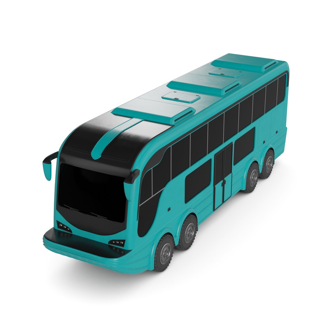 Amphibious Bus 3D Model – High Poly PBR Asset, FBX