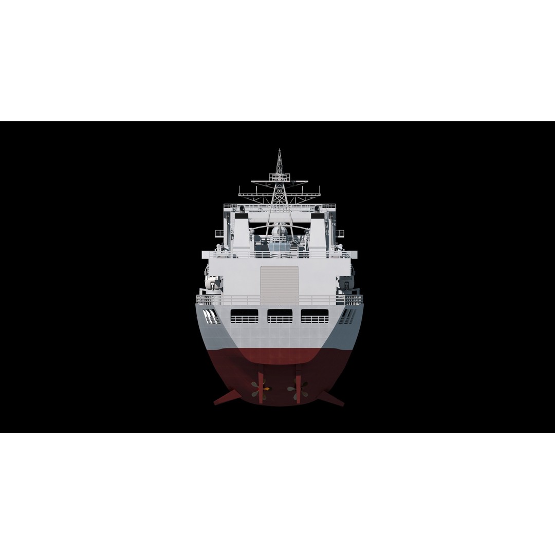 Qiandaohu Type 903 3D Model – Comprehensive Supply Ship, FBX, OBJ - View 3