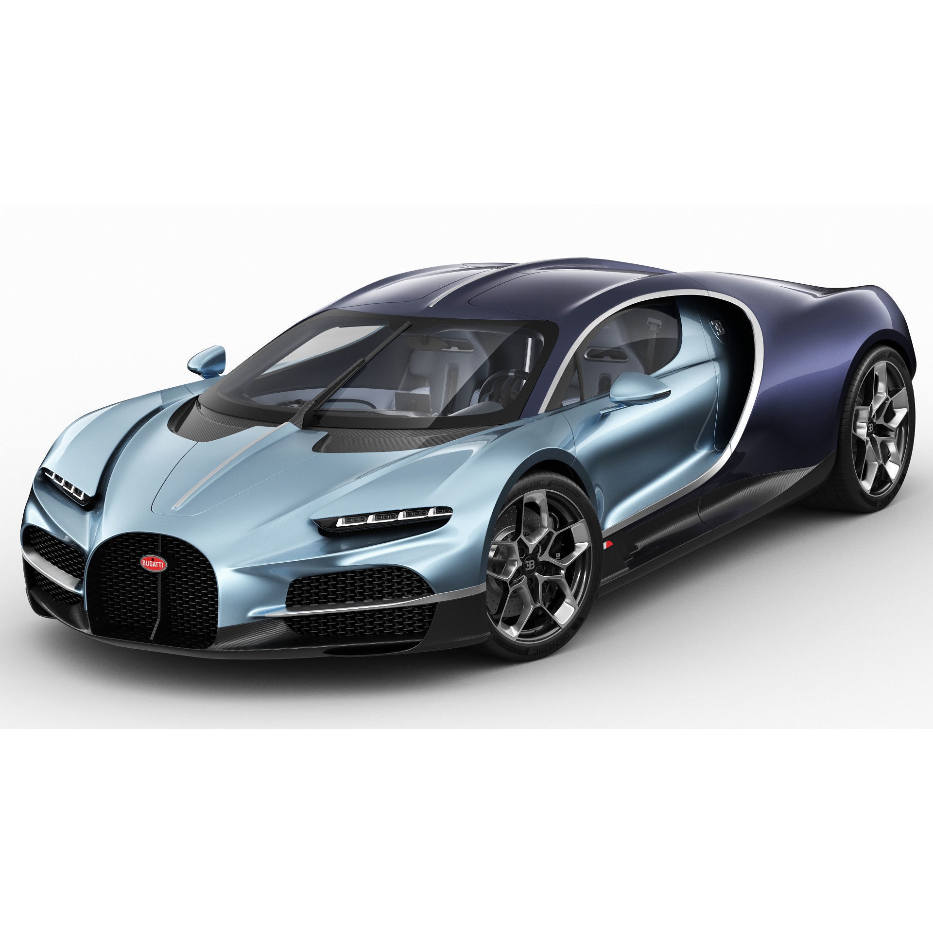 Bugatti Tourbillon 2026 - High-Detail 3D Model - View 3