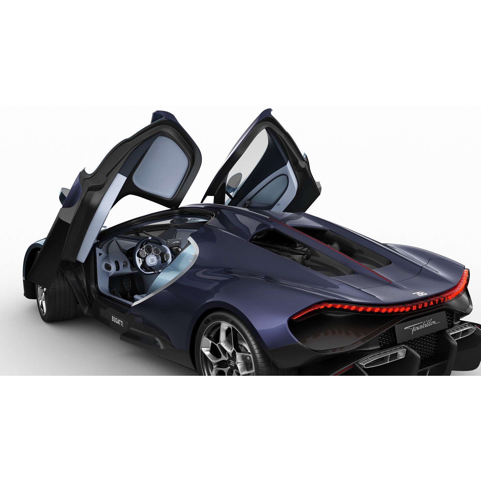 Bugatti Tourbillon 2026 - High-Detail 3D Model - View 4