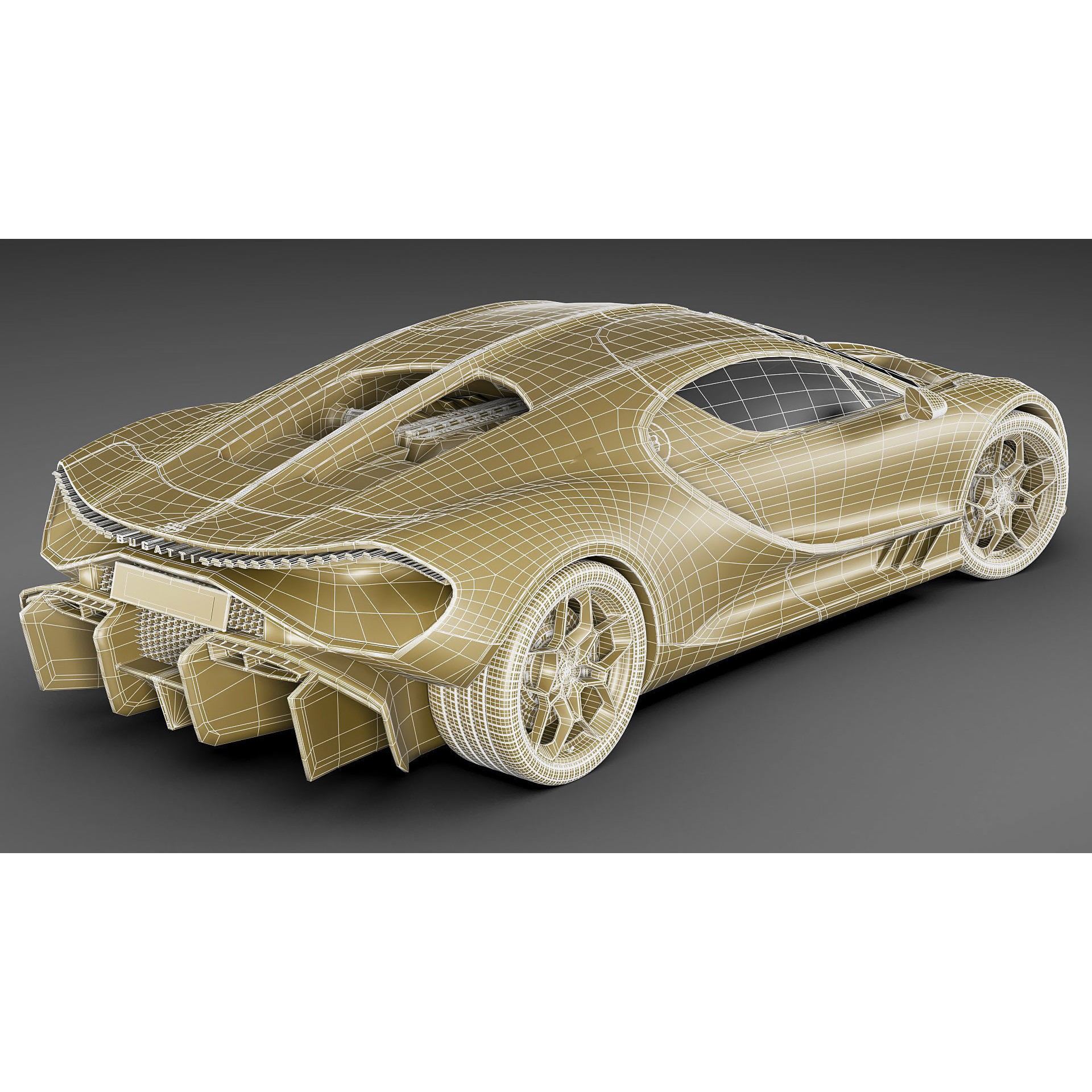 Bugatti Tourbillon 2026 - High-Detail 3D Model - View 42