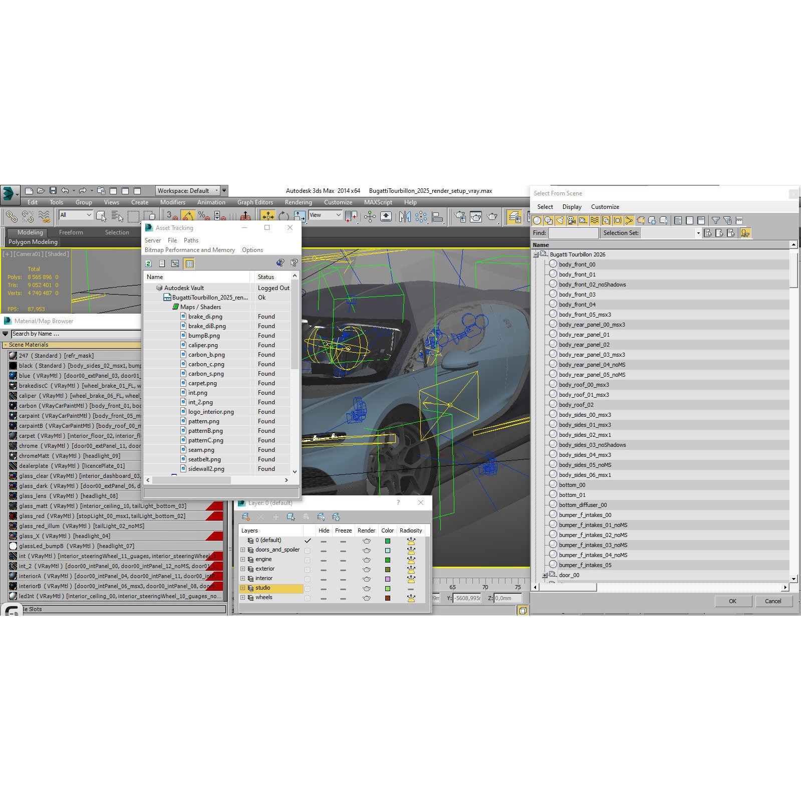 Bugatti Tourbillon 2026 - High-Detail 3D Model - View 46