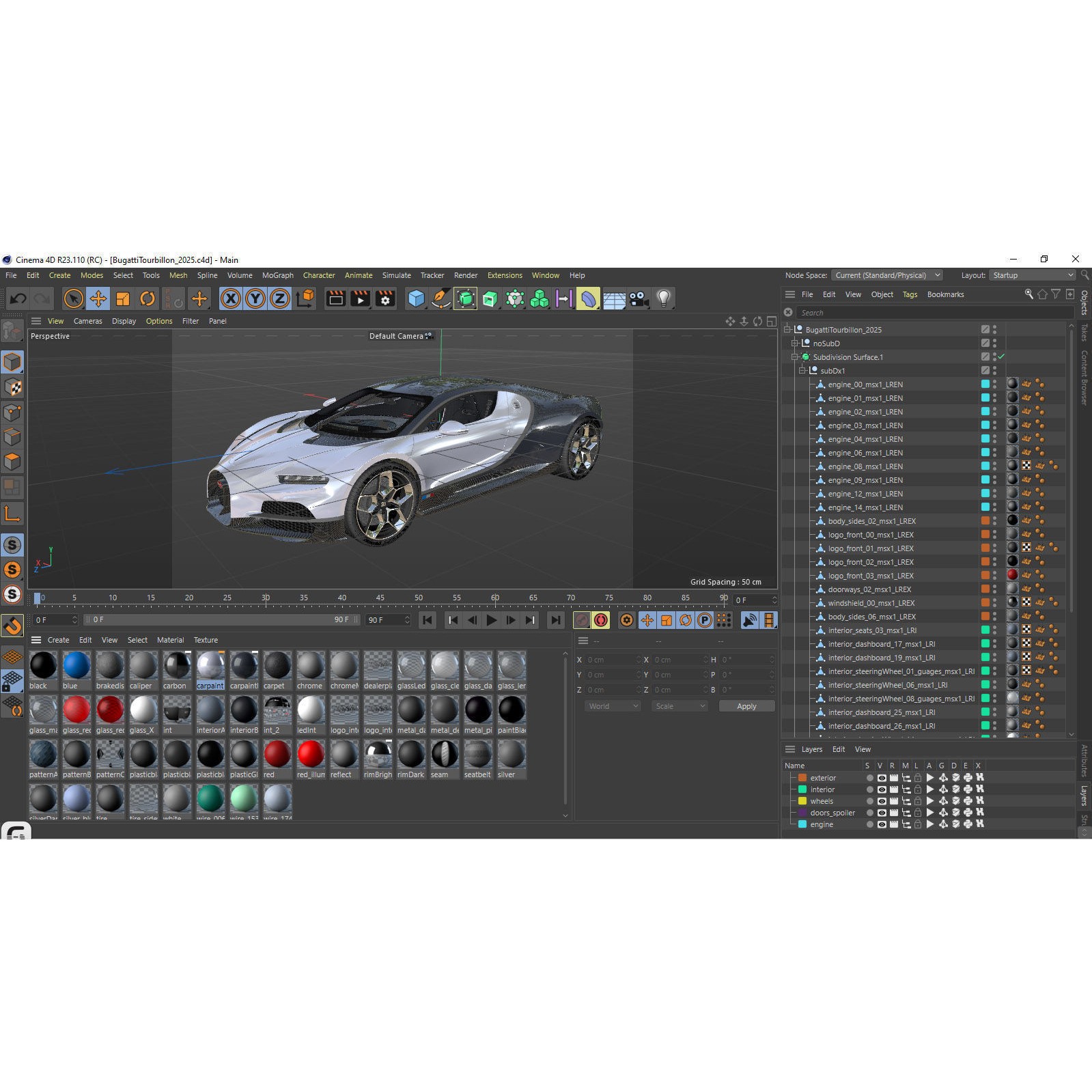Bugatti Tourbillon 2026 - High-Detail 3D Model - View 47