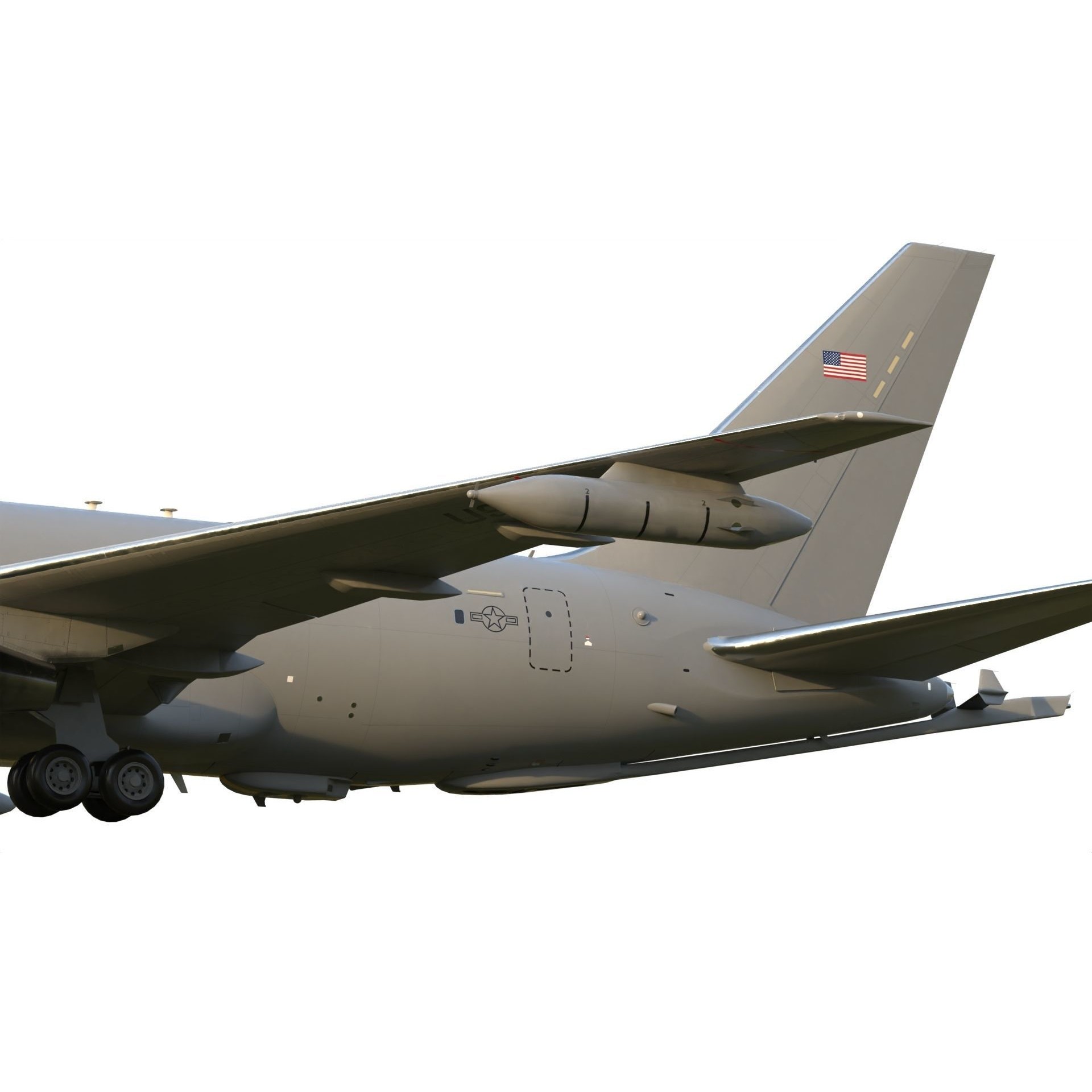 Boeing KC-46 Pegasus - Game-Ready 3D Model - View 12