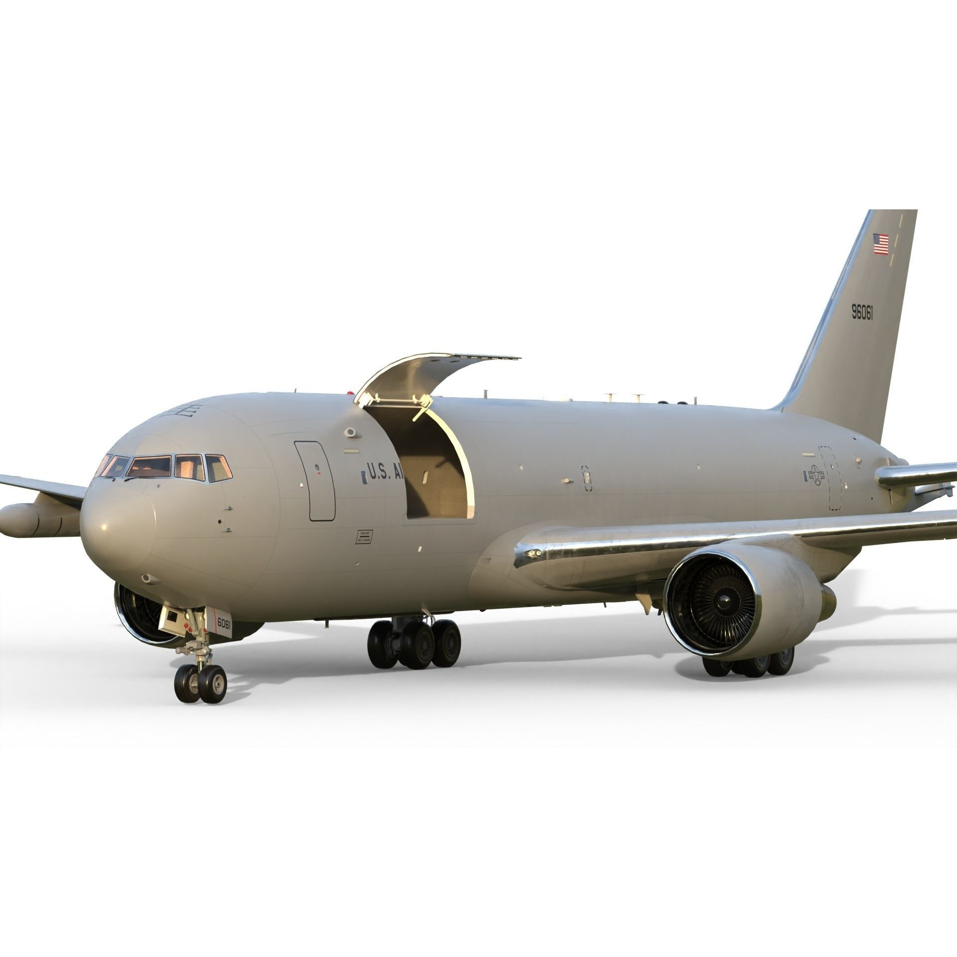 Boeing KC-46 Pegasus - Game-Ready 3D Model - View 14