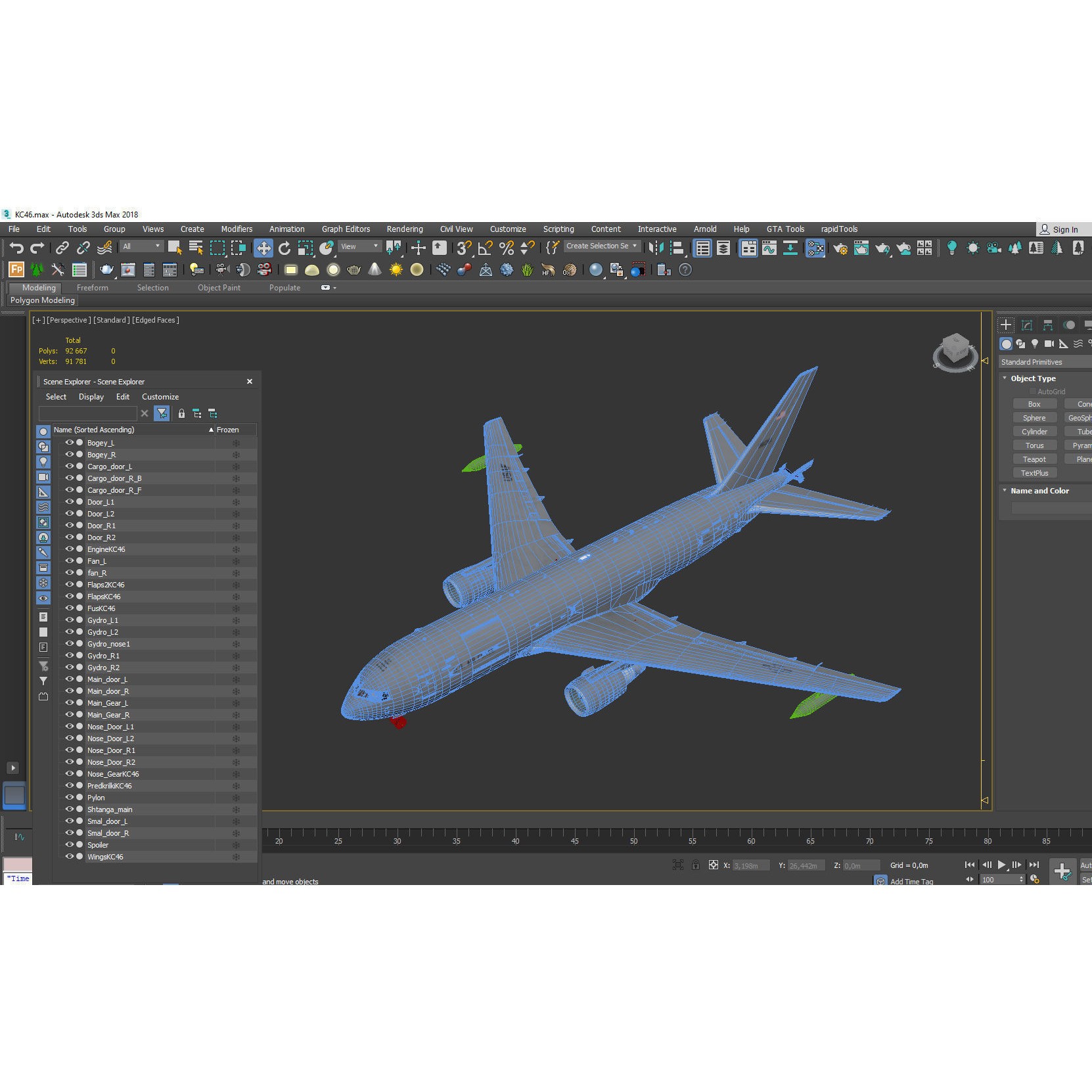Boeing KC-46 Pegasus - Game-Ready 3D Model - View 18