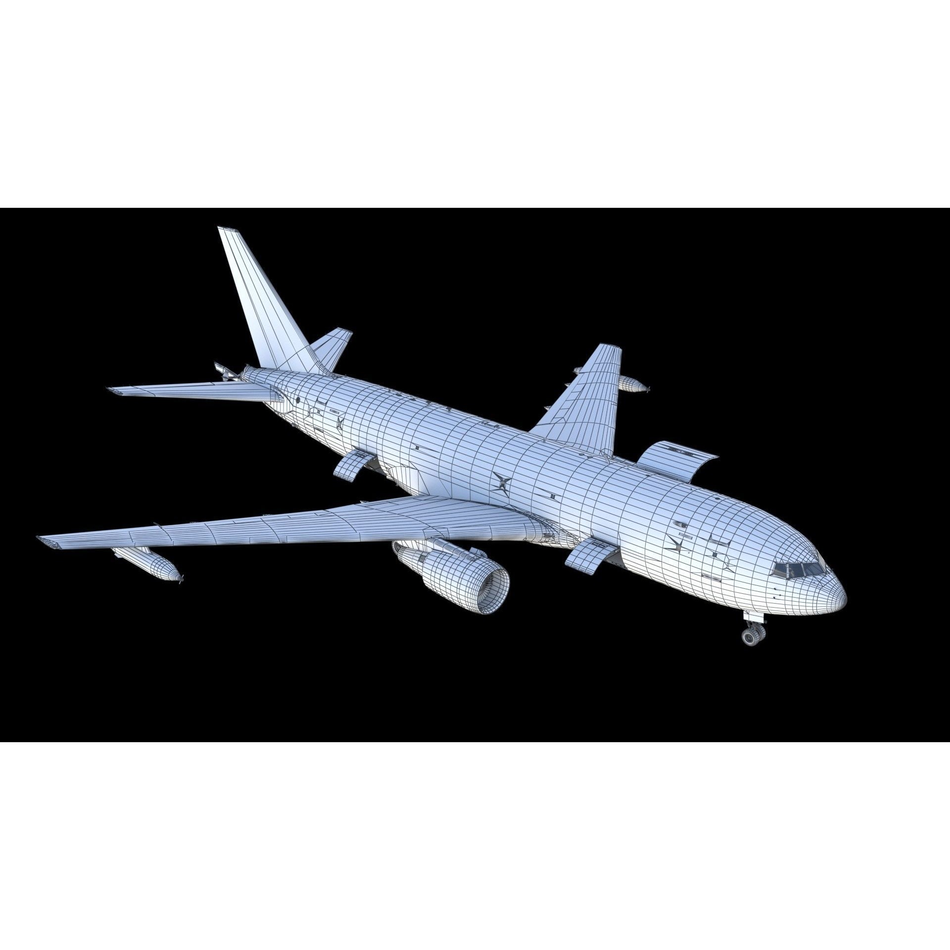 Boeing KC-46 Pegasus - Game-Ready 3D Model - View 22