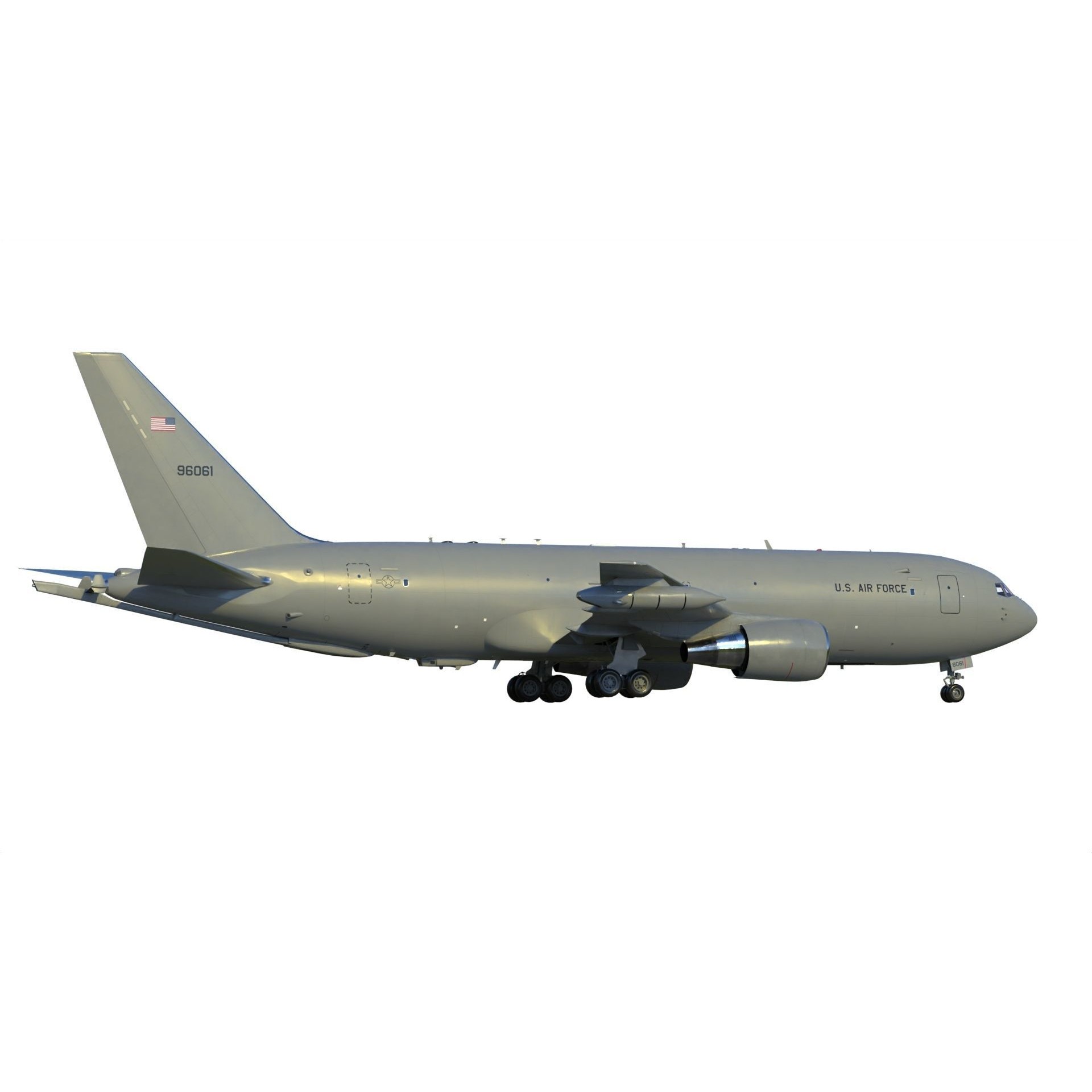 Boeing KC-46 Pegasus - Game-Ready 3D Model - View 3