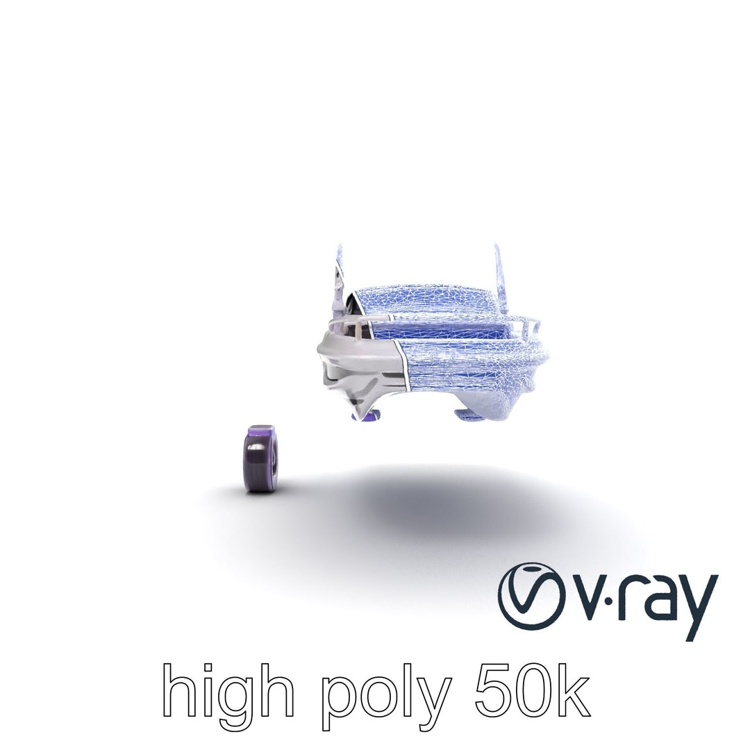 Celestial Express 3000 3D Model – Low Poly Luxury Boat, FBX - View 14