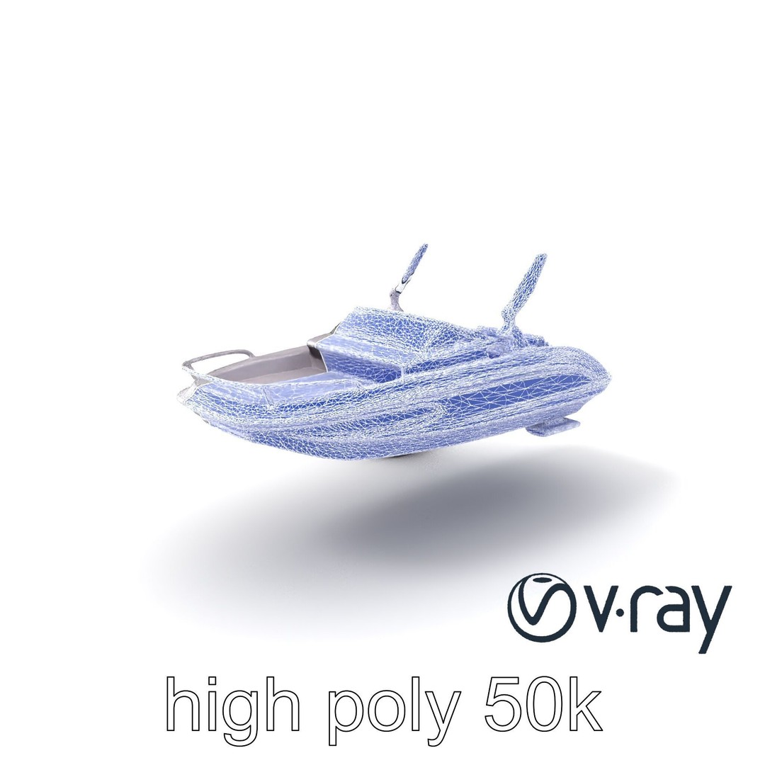Celestial Express 3000 3D Model – Low Poly Luxury Boat, FBX - View 24