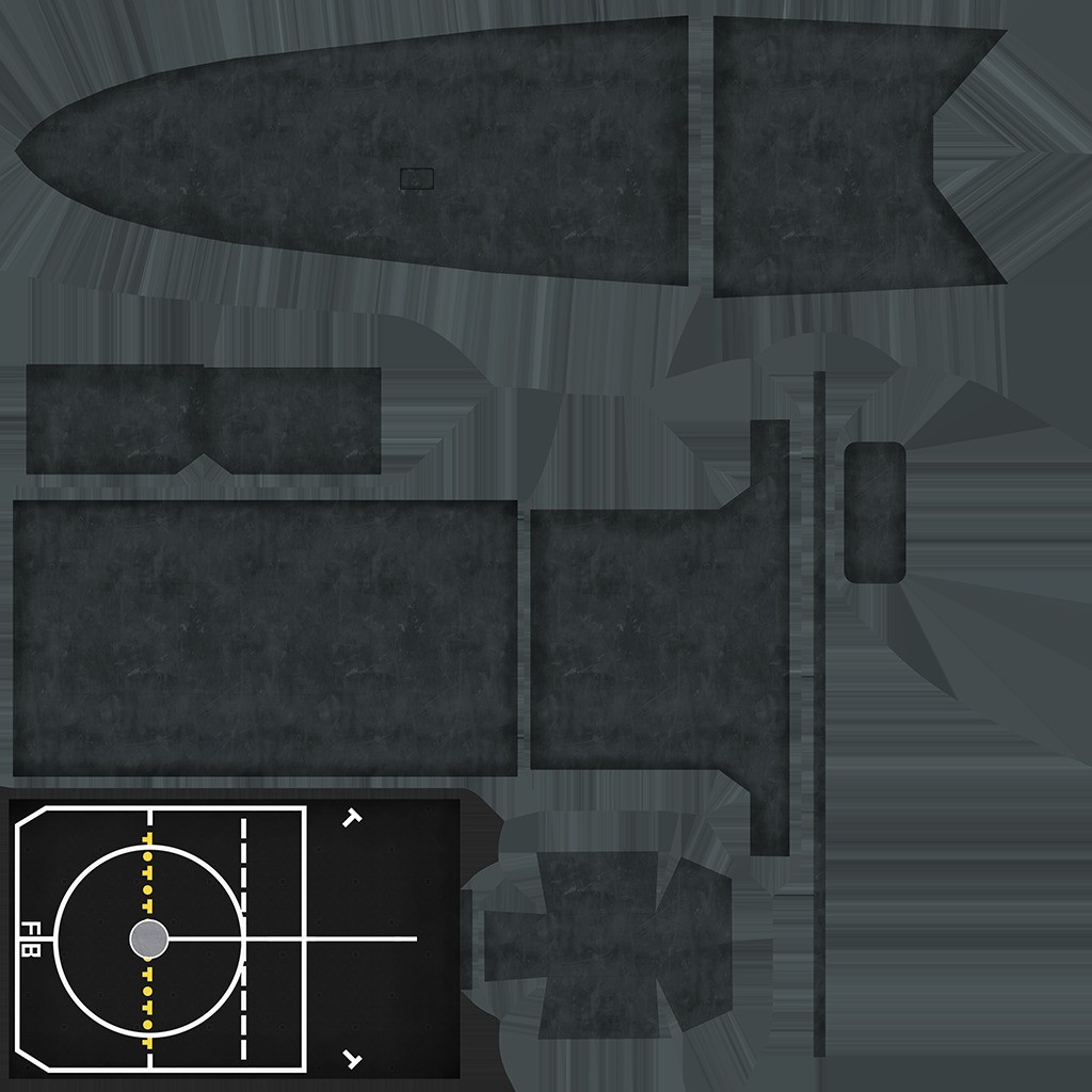 Horizon Class Destroyer FS Forbin 3D Model – Low Poly Game-Ready Asset, FBX, OBJ - View 13