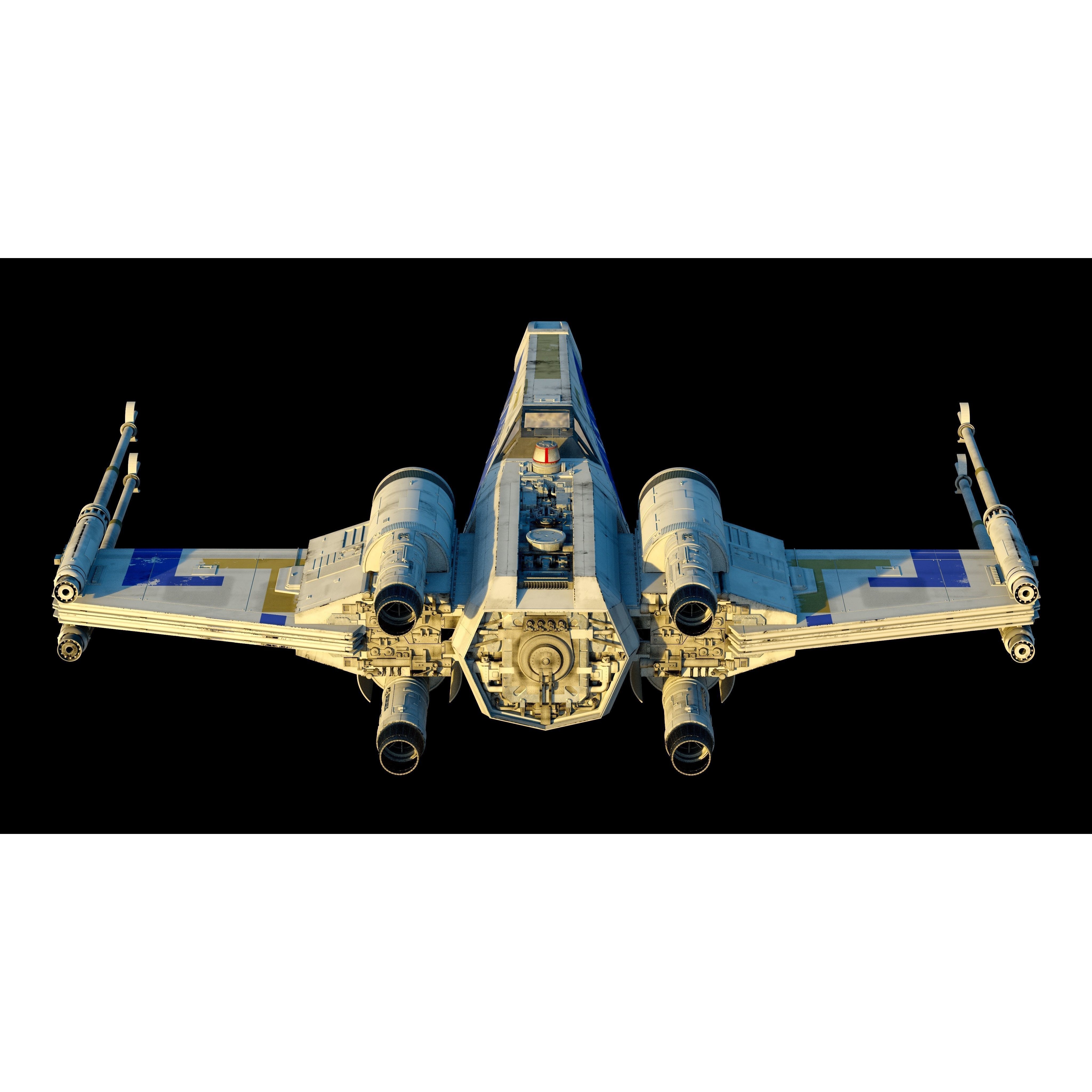 X-Wing - Game-Ready 3D Model - View 10