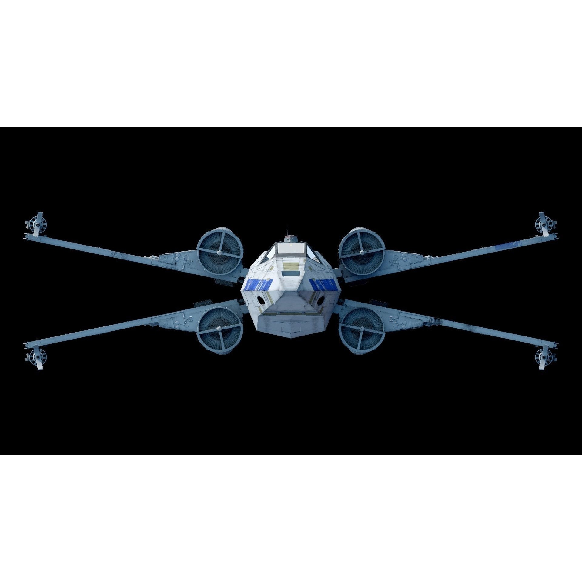 X-Wing - Game-Ready 3D Model - View 11