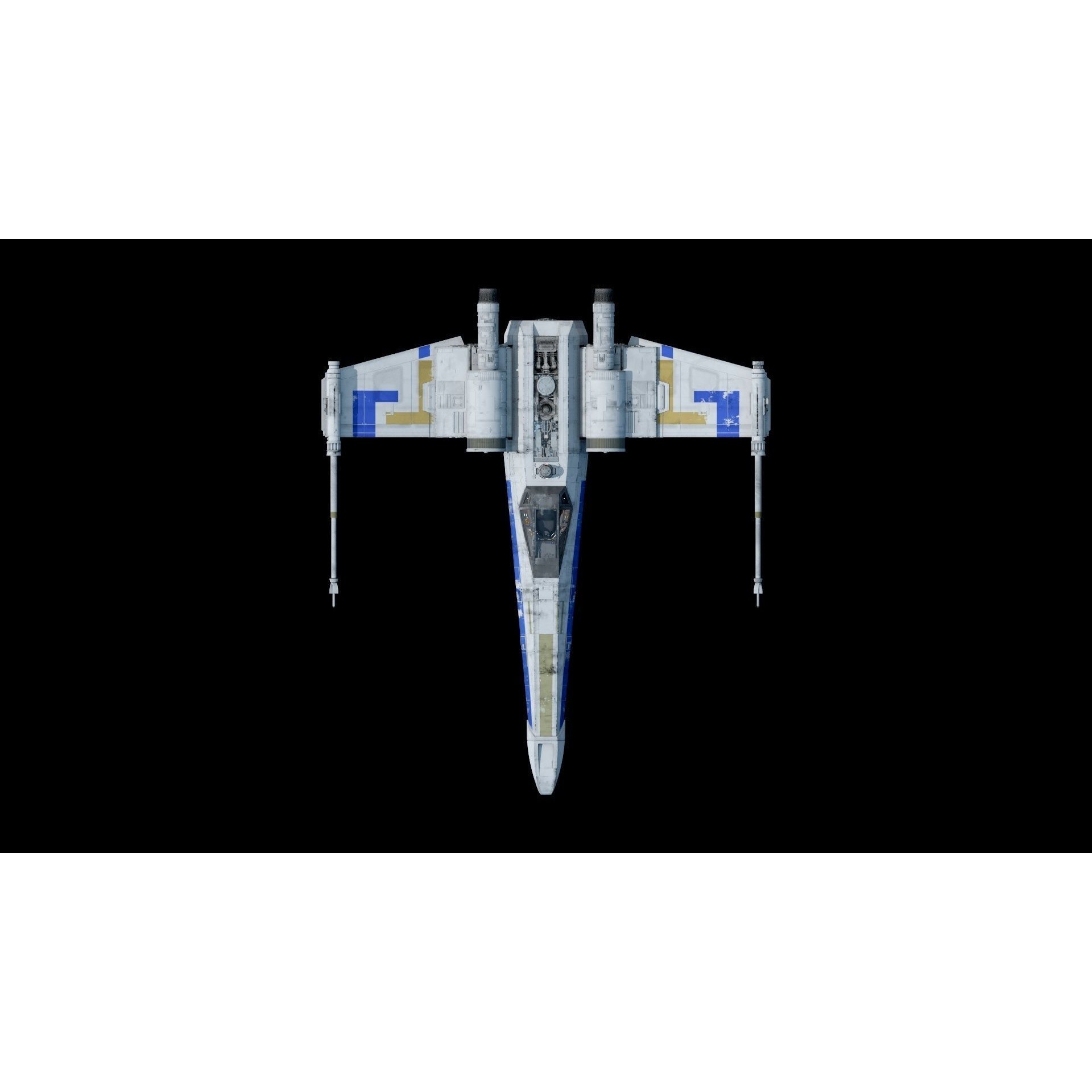 X-Wing - Game-Ready 3D Model - View 13