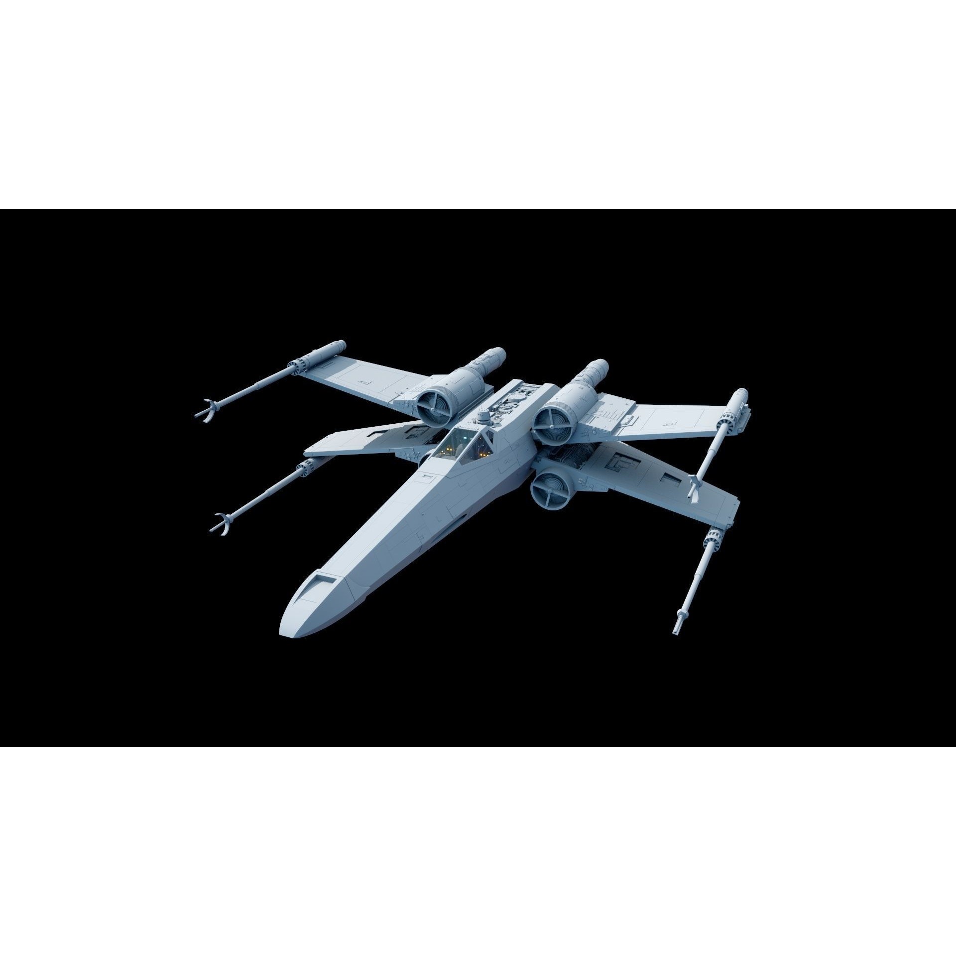 X-Wing - Game-Ready 3D Model - View 16