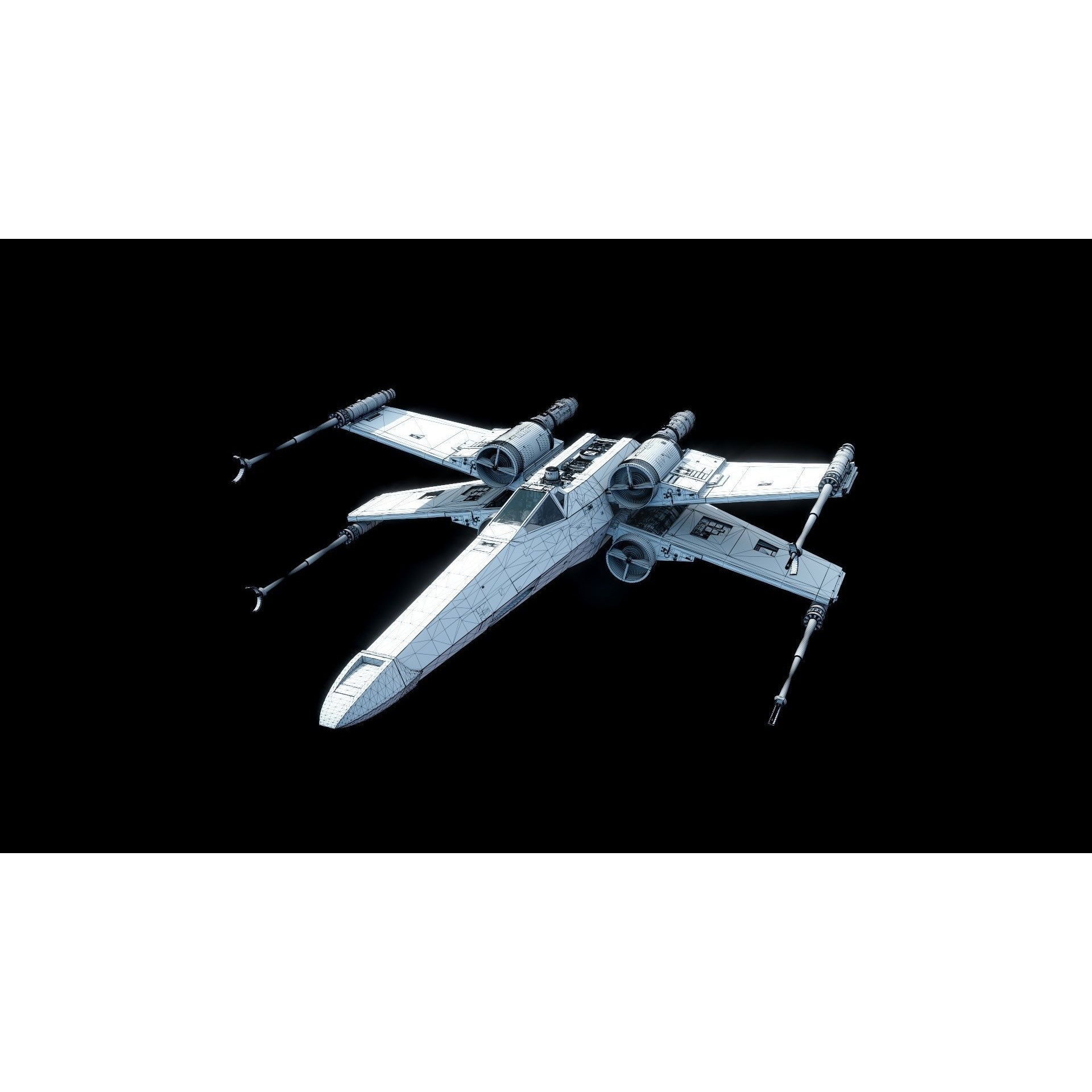 X-Wing - Game-Ready 3D Model - View 18