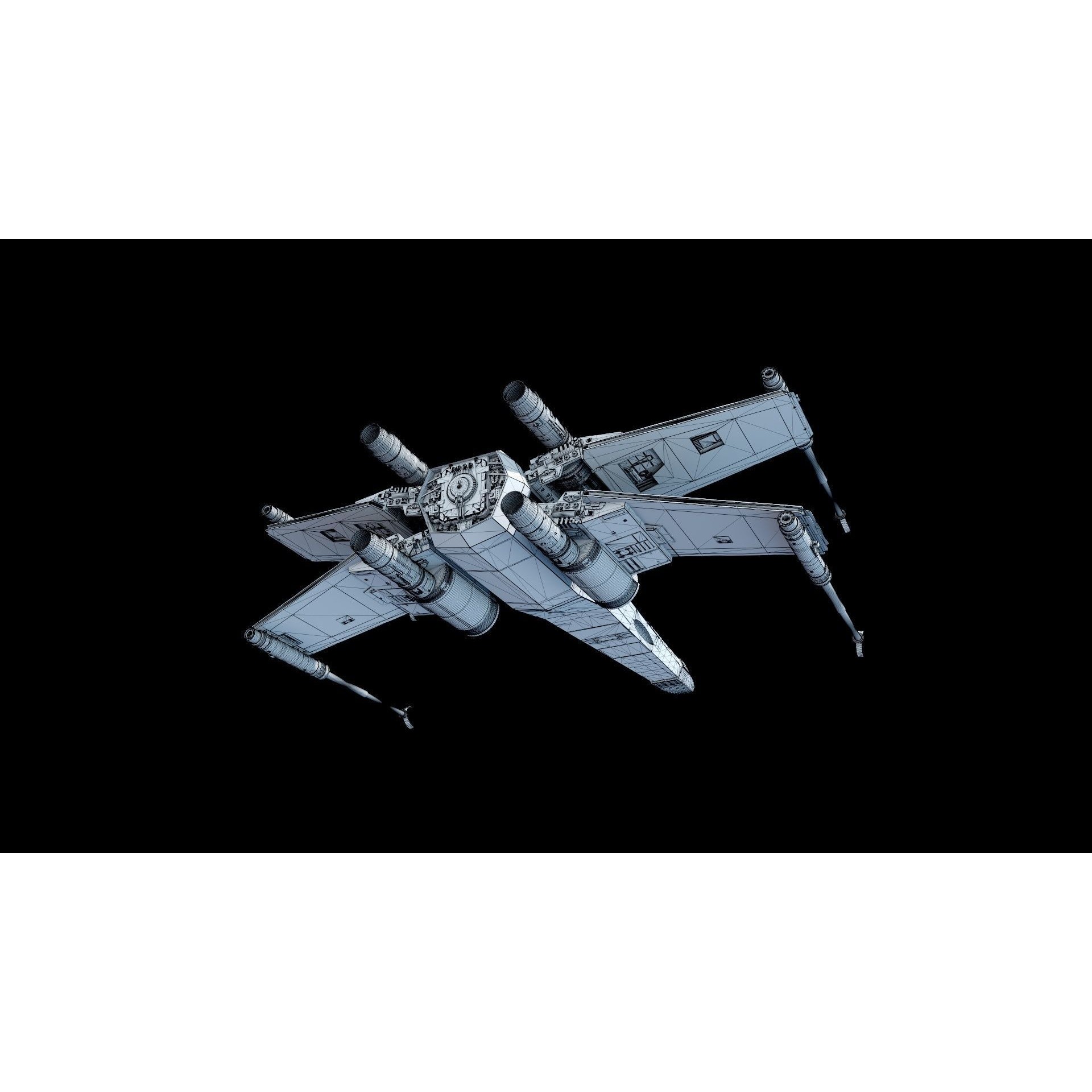 X-Wing - Game-Ready 3D Model - View 19
