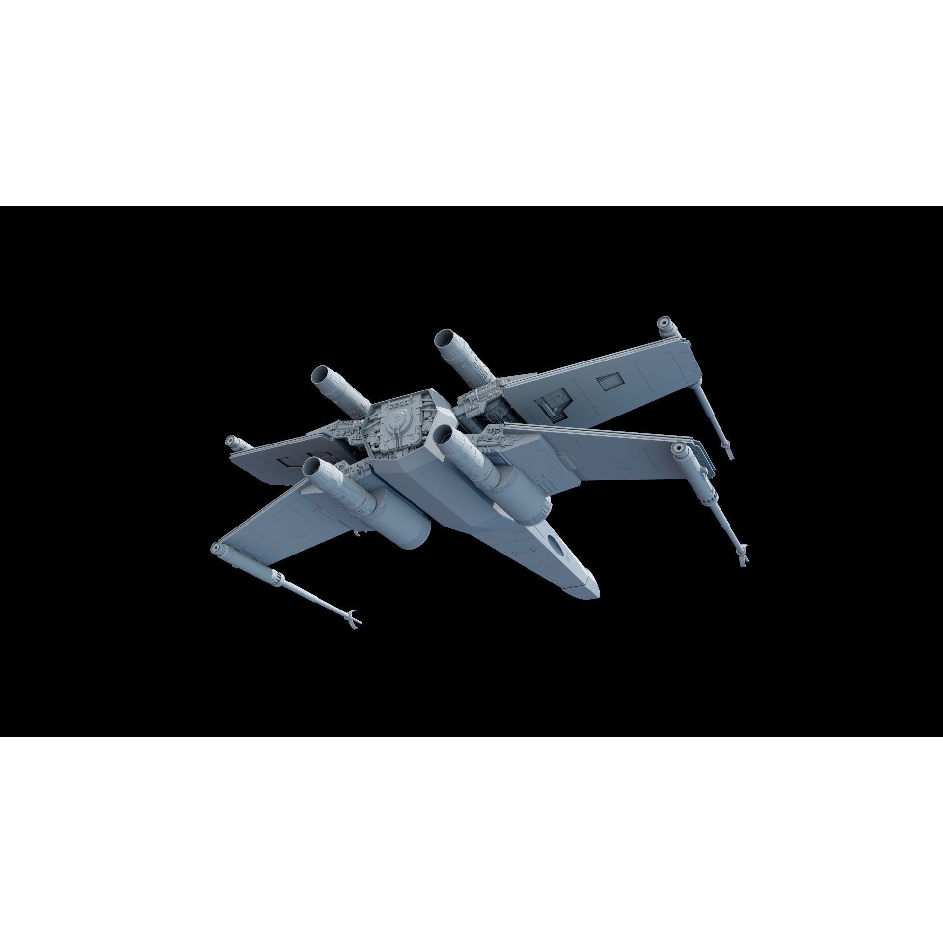 X-Wing - Game-Ready 3D Model - View 21