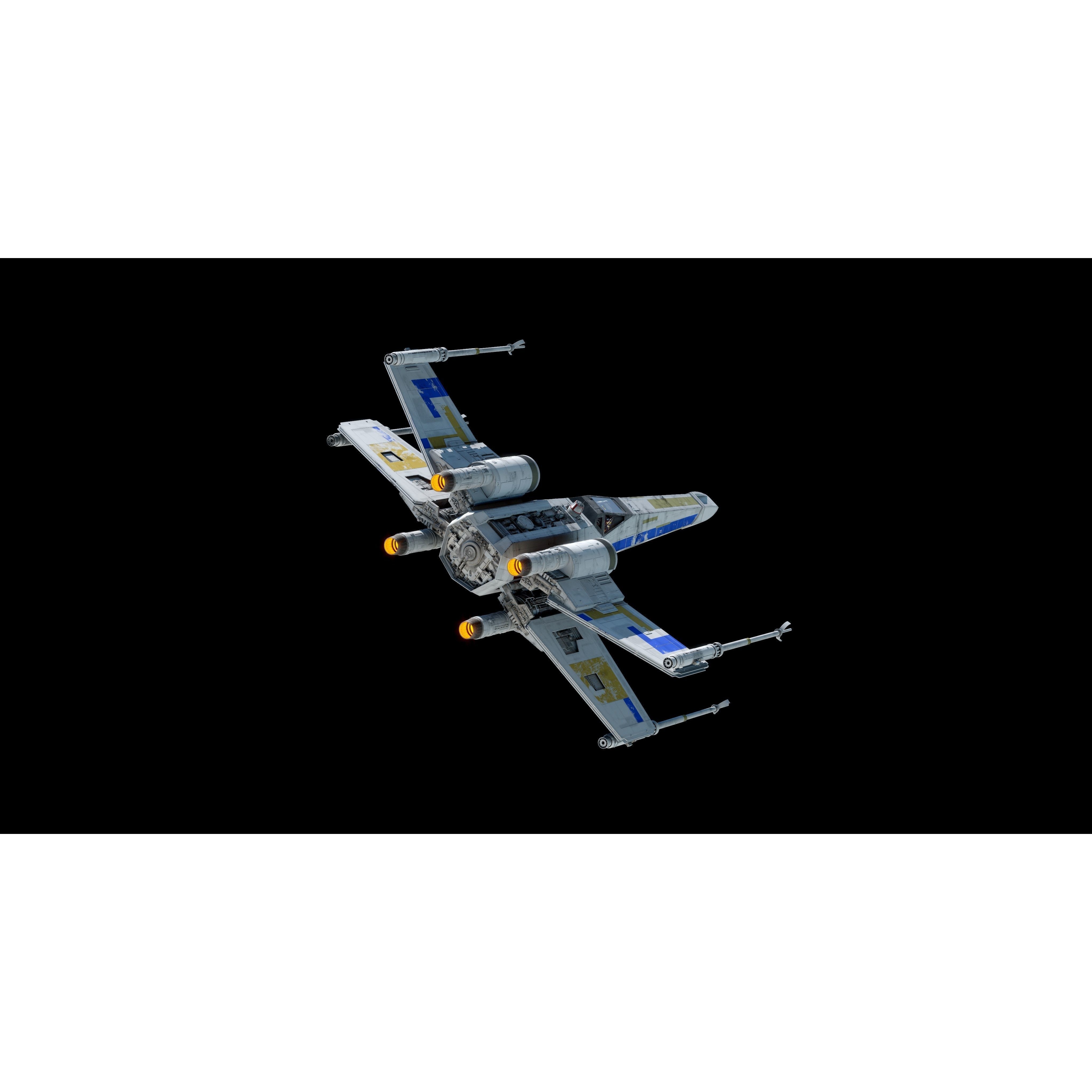 X-Wing - Game-Ready 3D Model - View 5