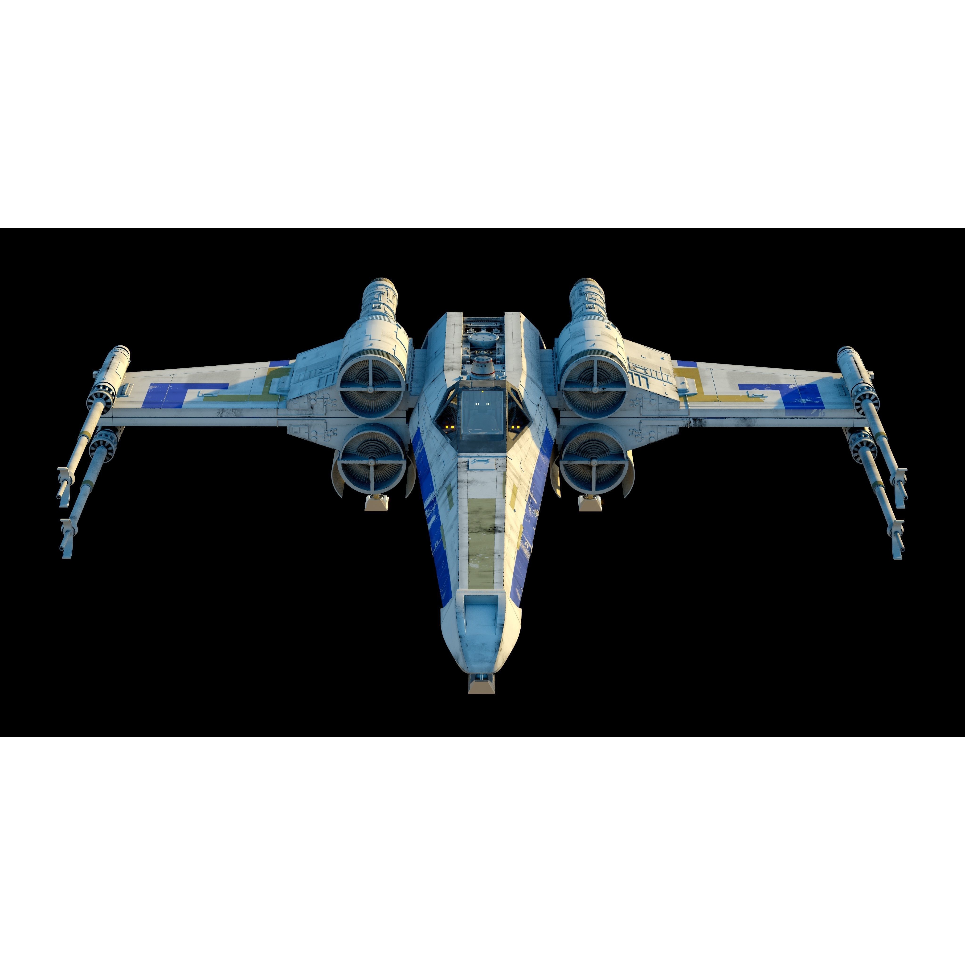 X-Wing - Game-Ready 3D Model - View 9