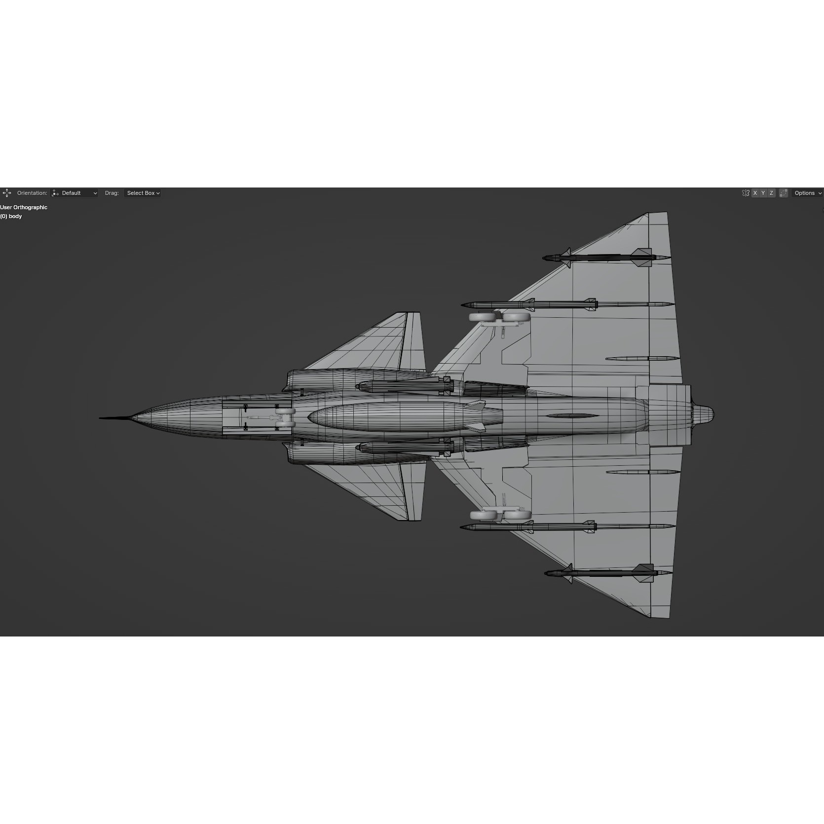 Saab 37 Viggen - Low-Poly Game-Ready 3D Model