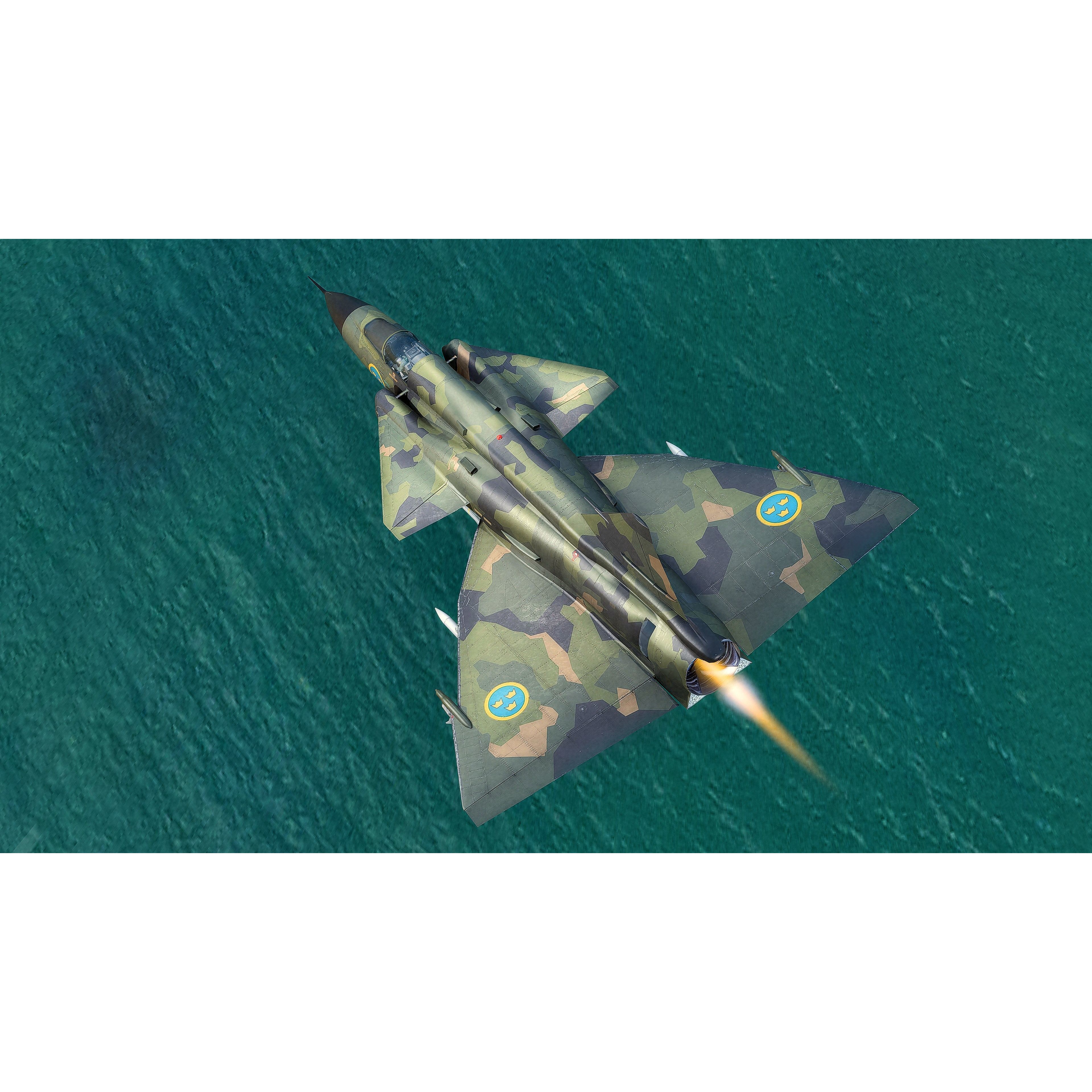 Saab 37 Viggen - Low-Poly Game-Ready 3D Model - View 16