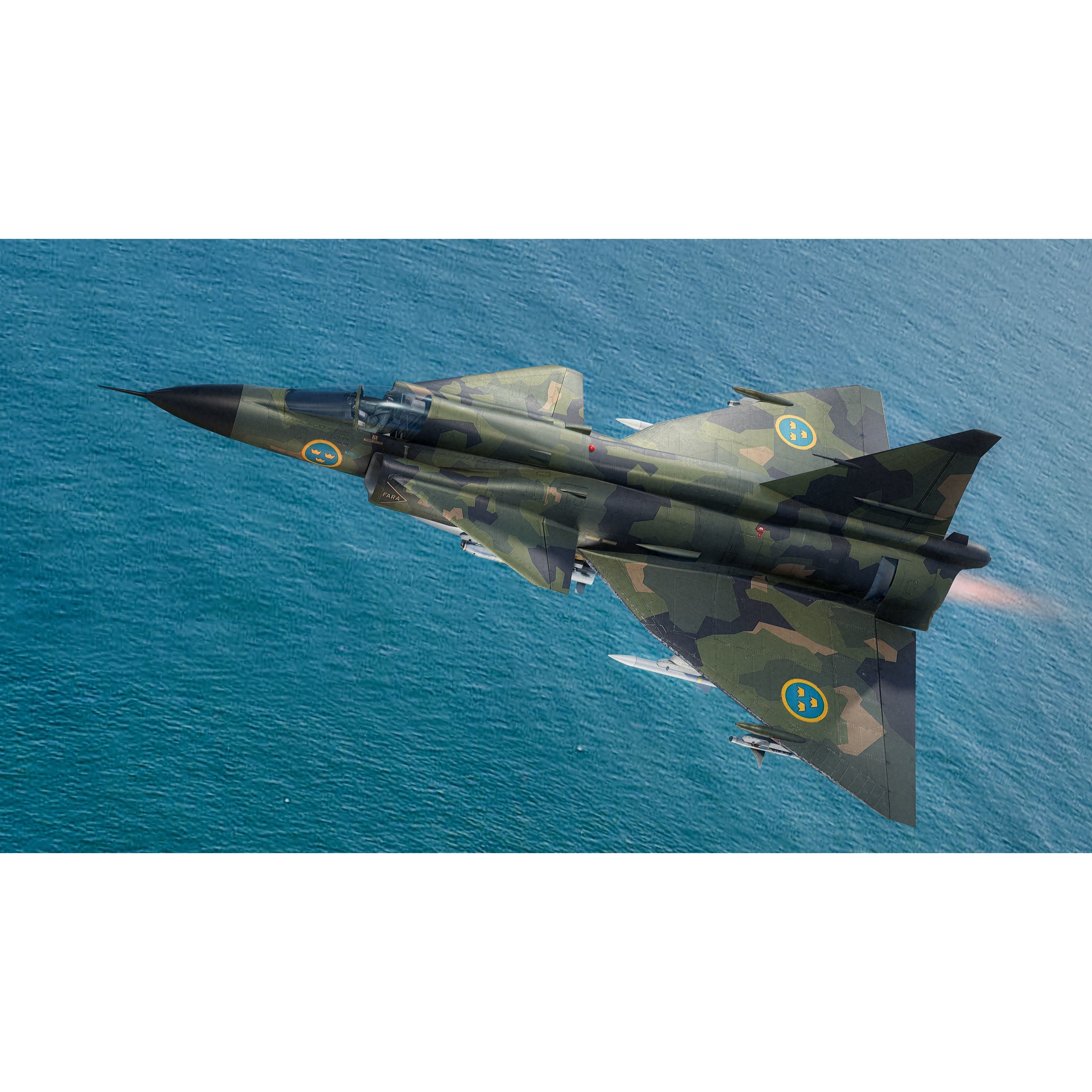 Saab 37 Viggen - Low-Poly Game-Ready 3D Model - View 29