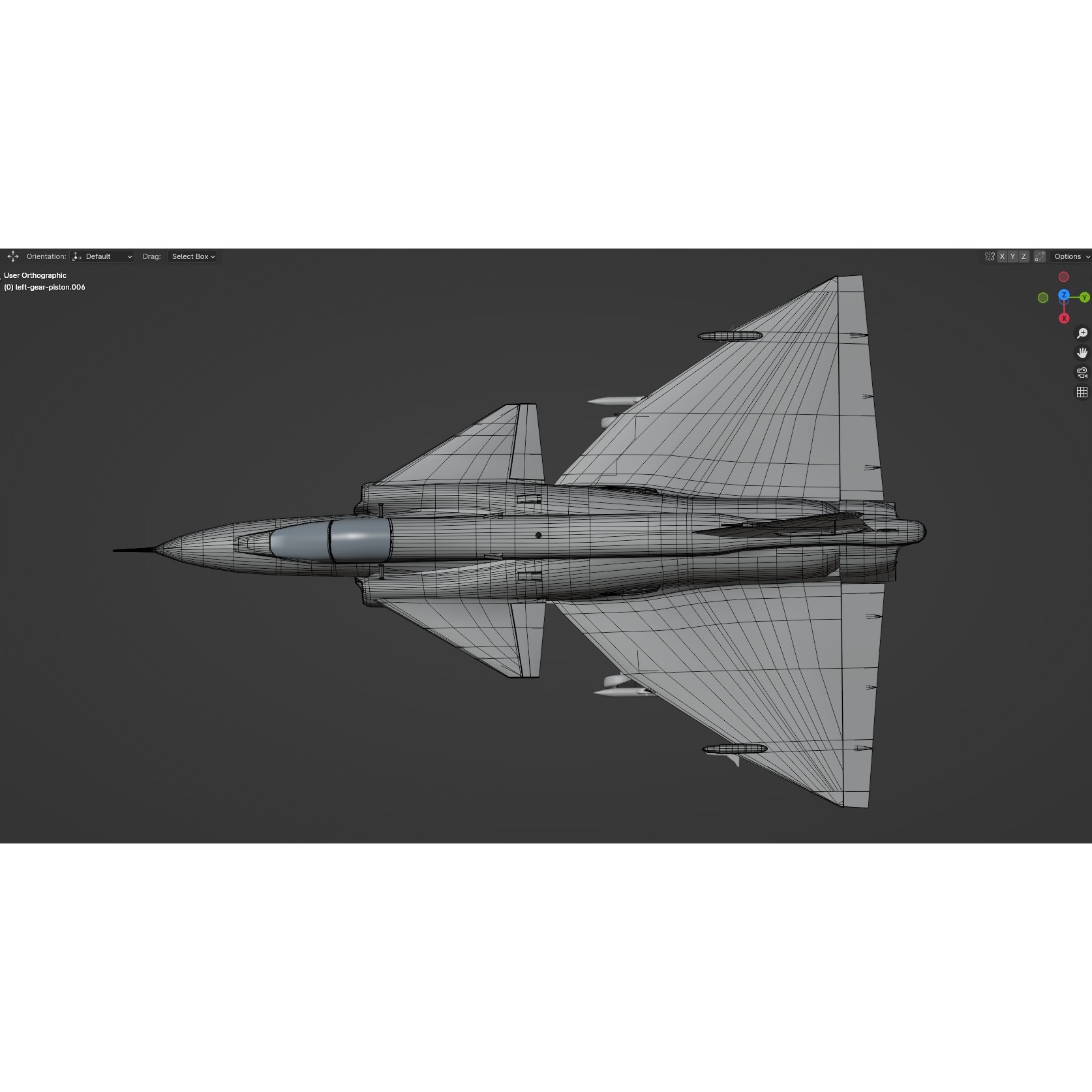 Saab 37 Viggen - Low-Poly Game-Ready 3D Model - View 51