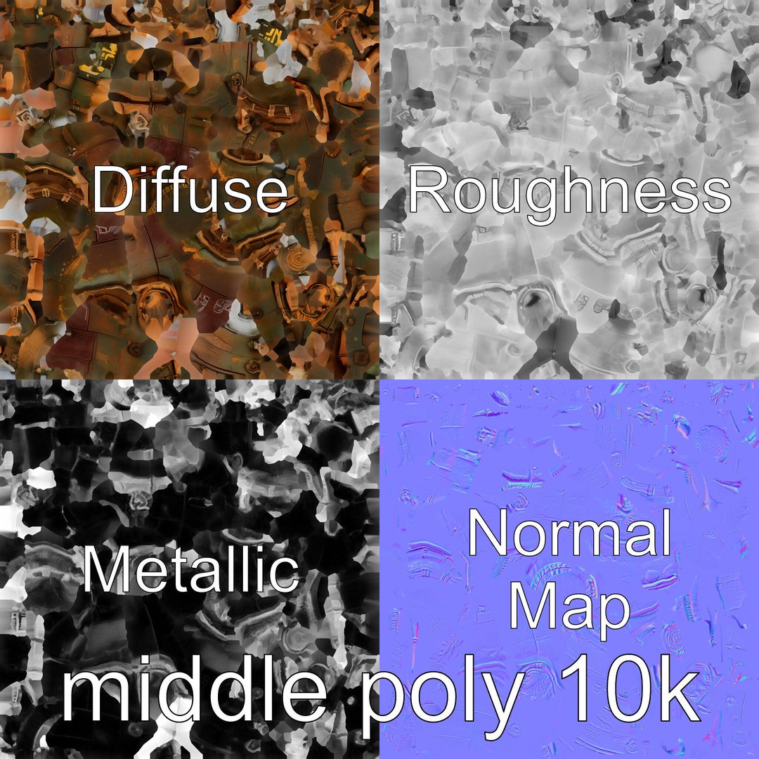 Vintage Submarine 3D Model – Low Poly PBR Game Asset, FBX