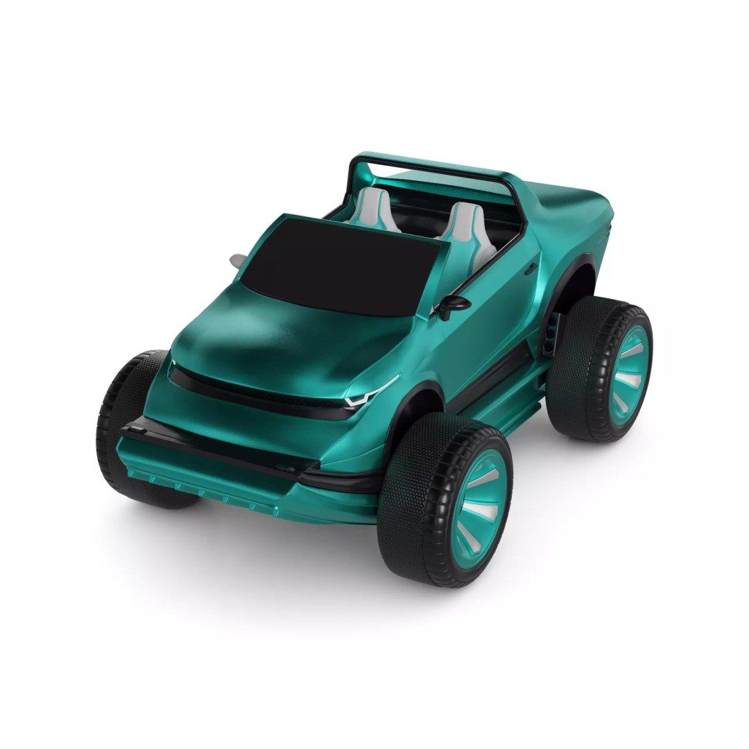 Amphibious Car 3D Model – Low Poly PBR Vehicle, FBX
